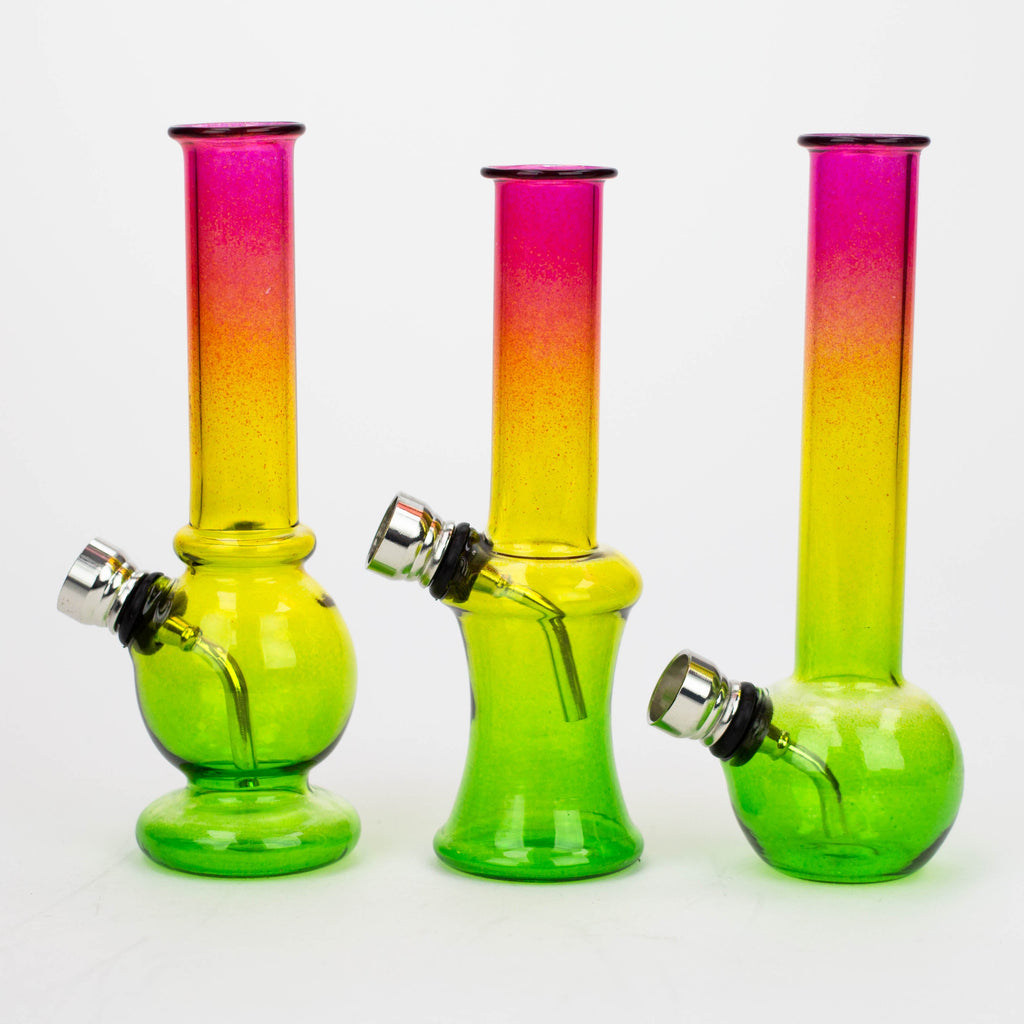 Z6" mini glass bong Box of 12 [BG266]