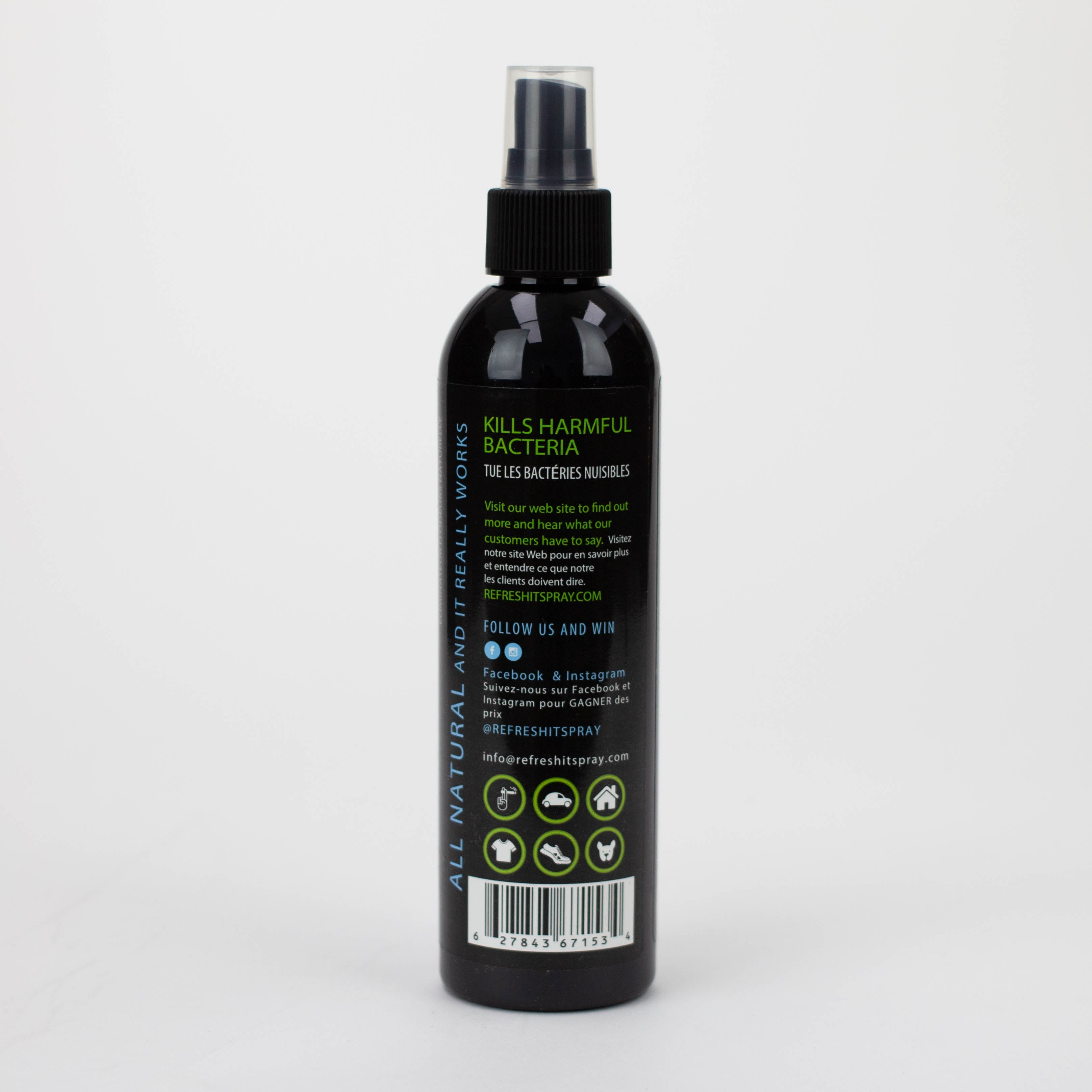 REFRESH IT ALL NATURAL AIR FRESHENER 8 OZ BOTTLE
