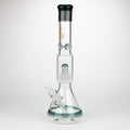 GENIE | 17" shower head percolator 7 mm glass water bong [GB20011]
