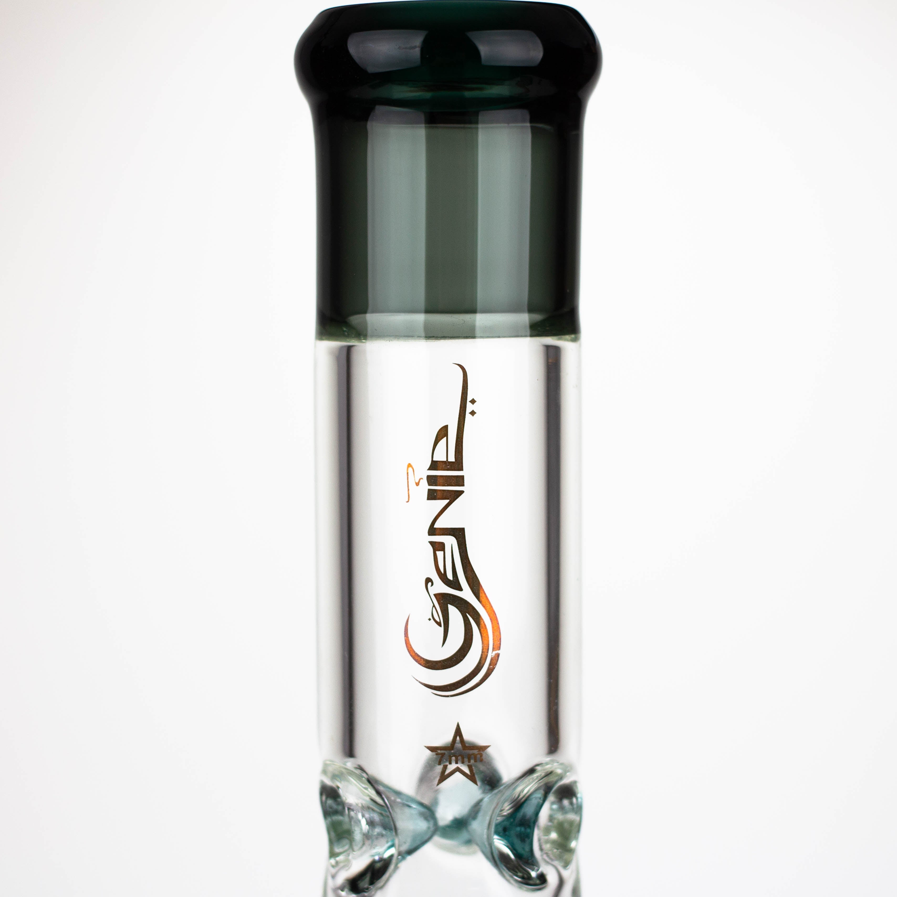 GENIE | 17" shower head percolator 7 mm glass water bong [GB20011]