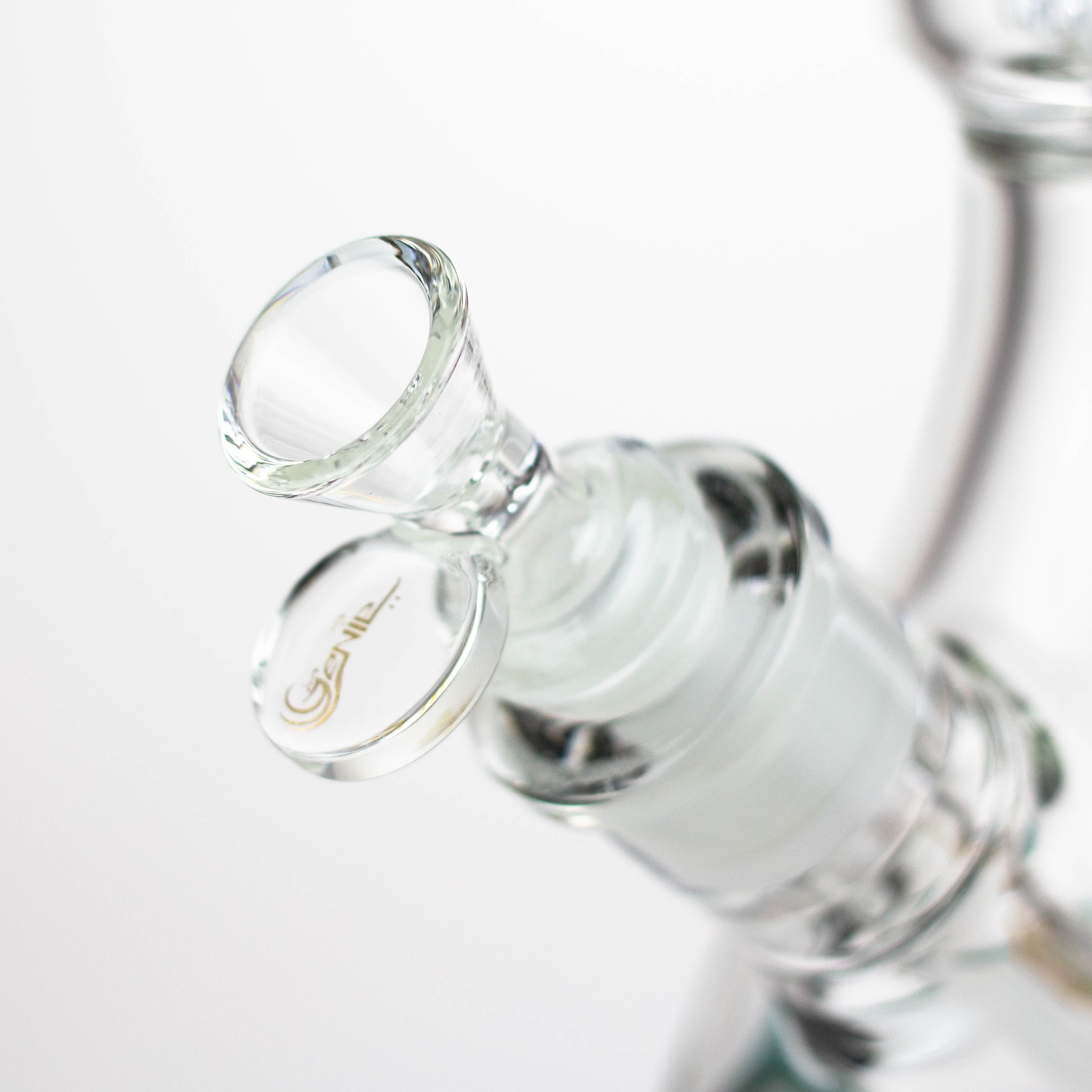 GENIE | 17" shower head percolator 7 mm glass water bong [GB20011]