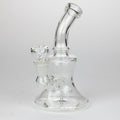 6.5" glass bong with shower head diffuser