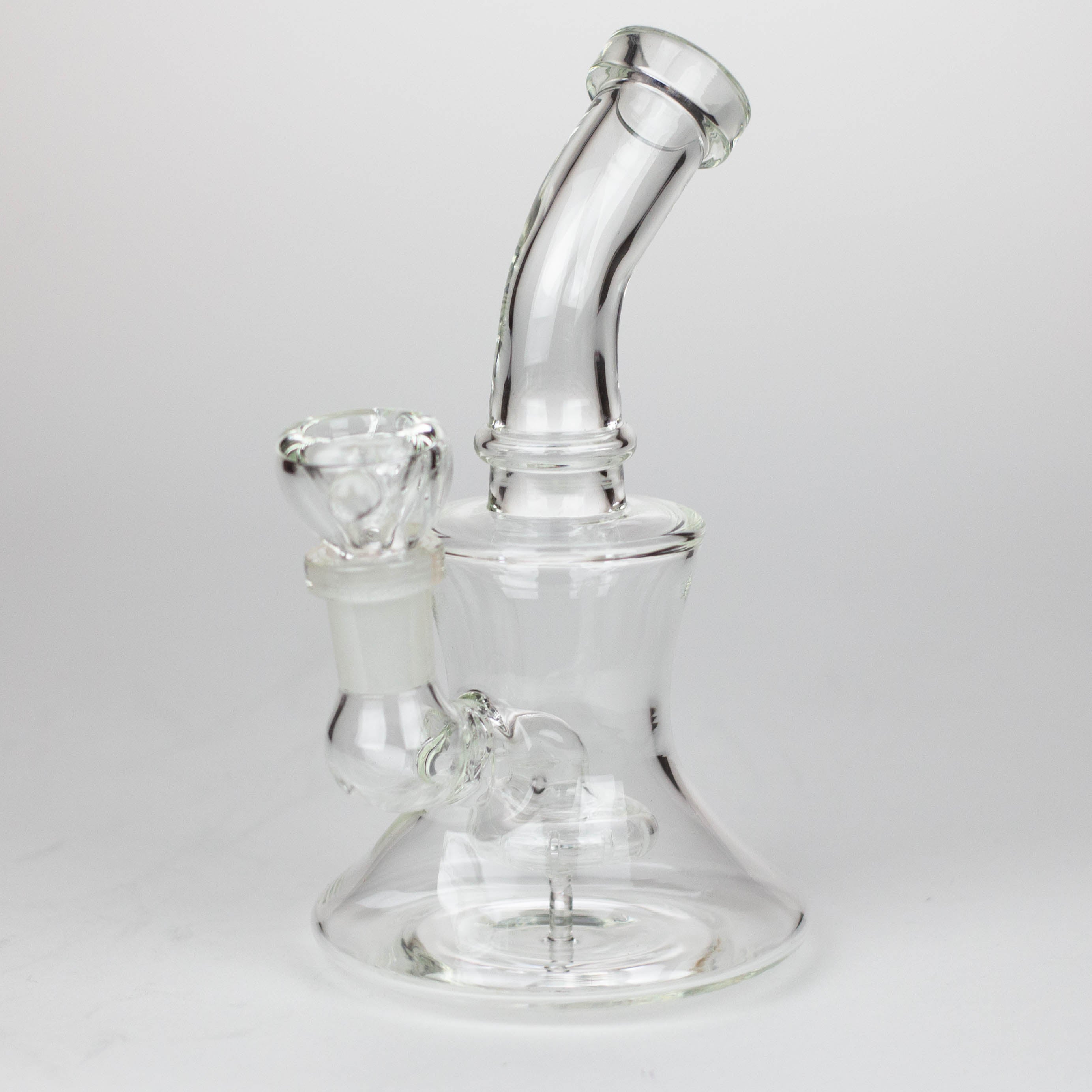 6.5" glass bong with shower head diffuser