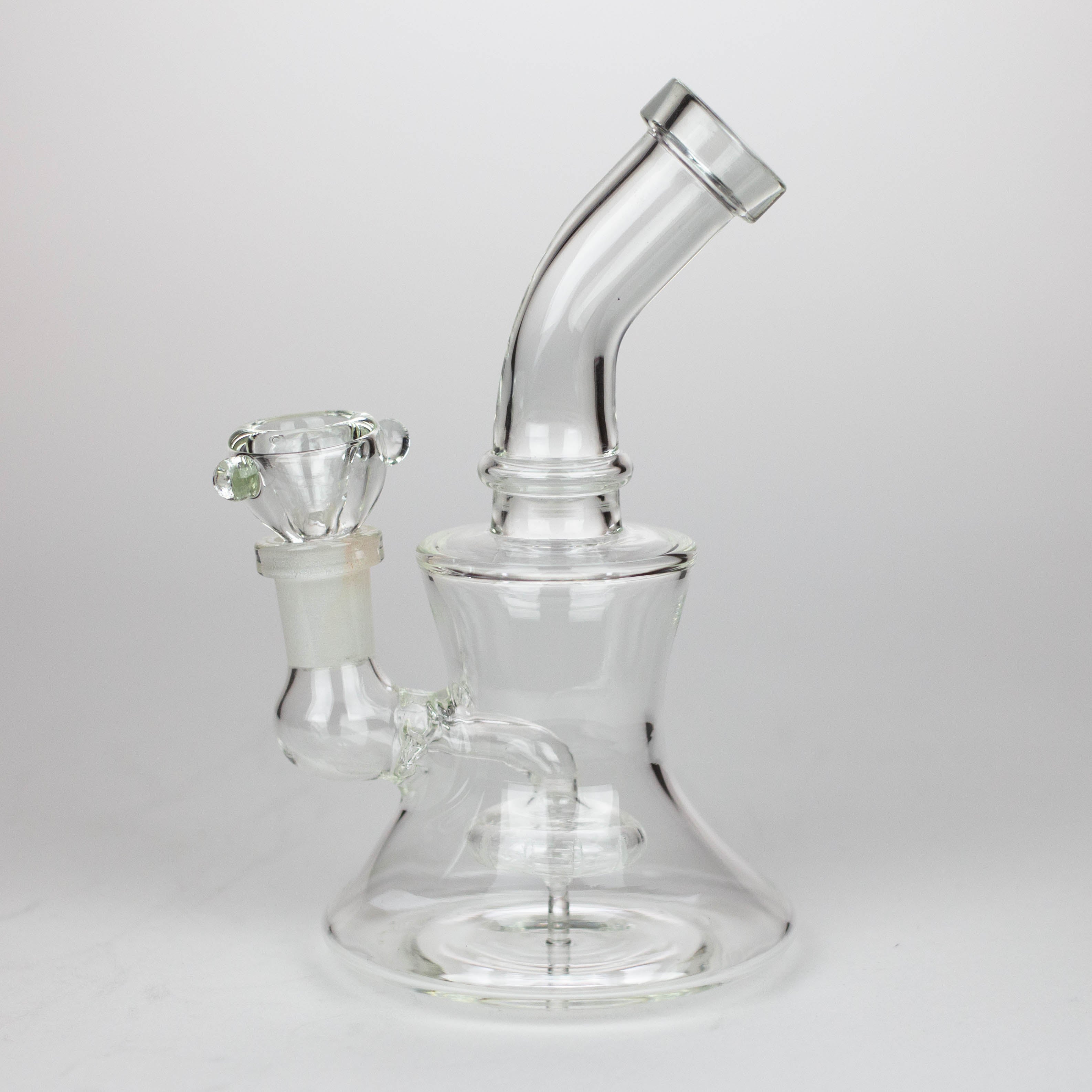 6.5" glass bong with shower head diffuser