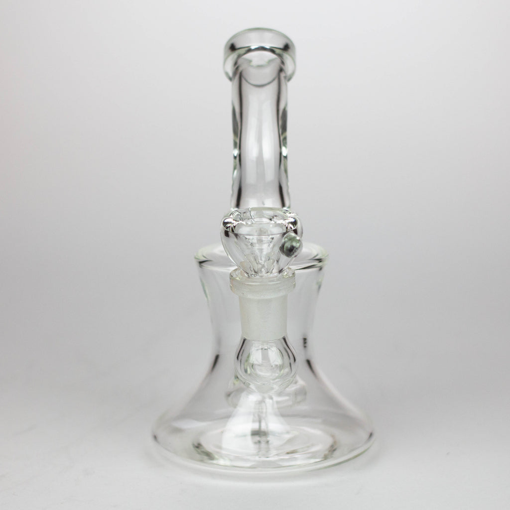 6.5" glass bong with shower head diffuser