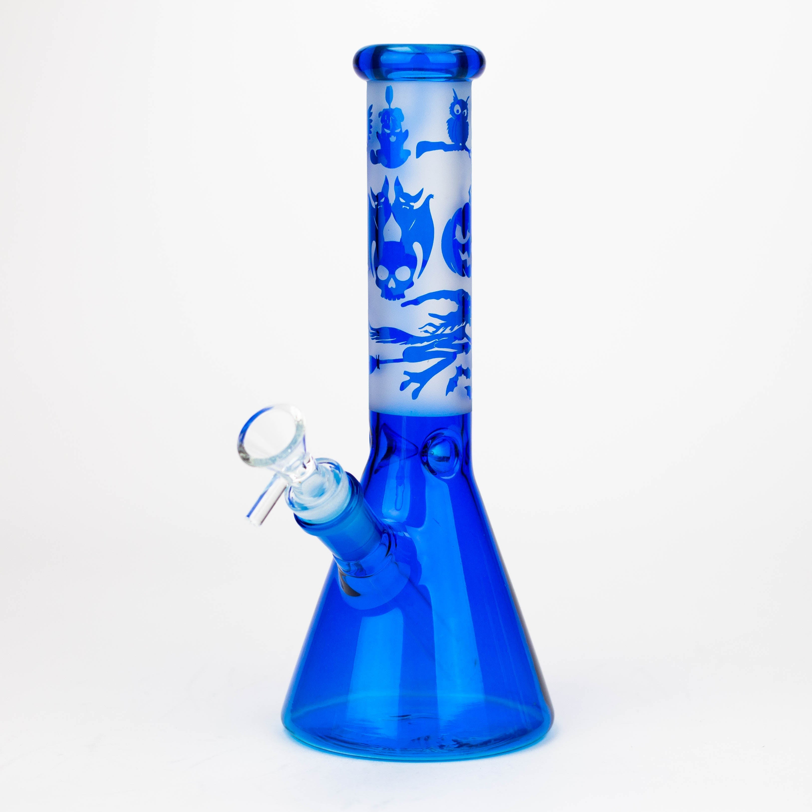 Z10" Glass Bong With Halloween Design [BH068]
