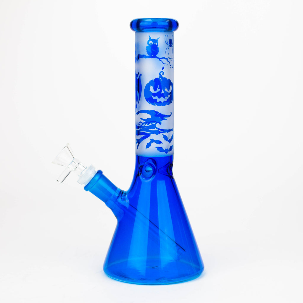 Z10" Glass Bong With Halloween Design [BH068]