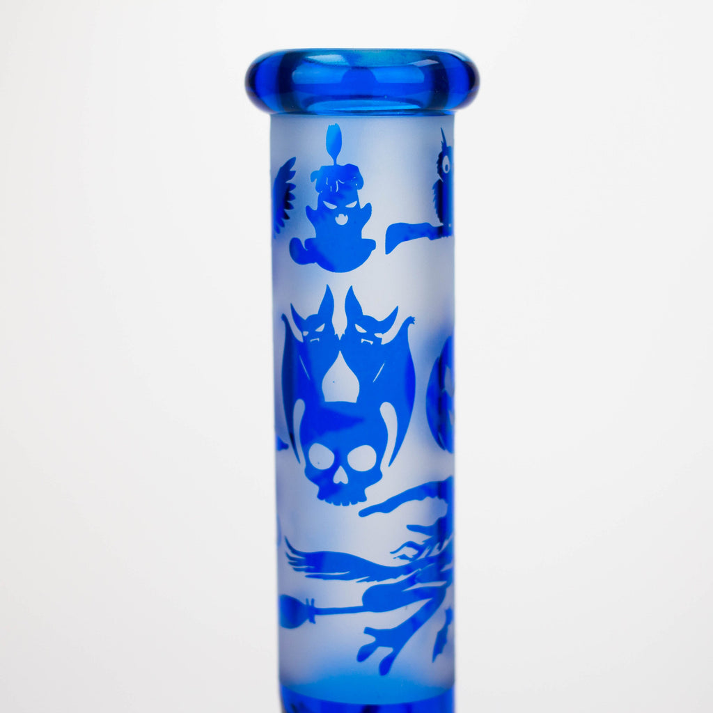 Z10" Glass Bong With Halloween Design [BH068]