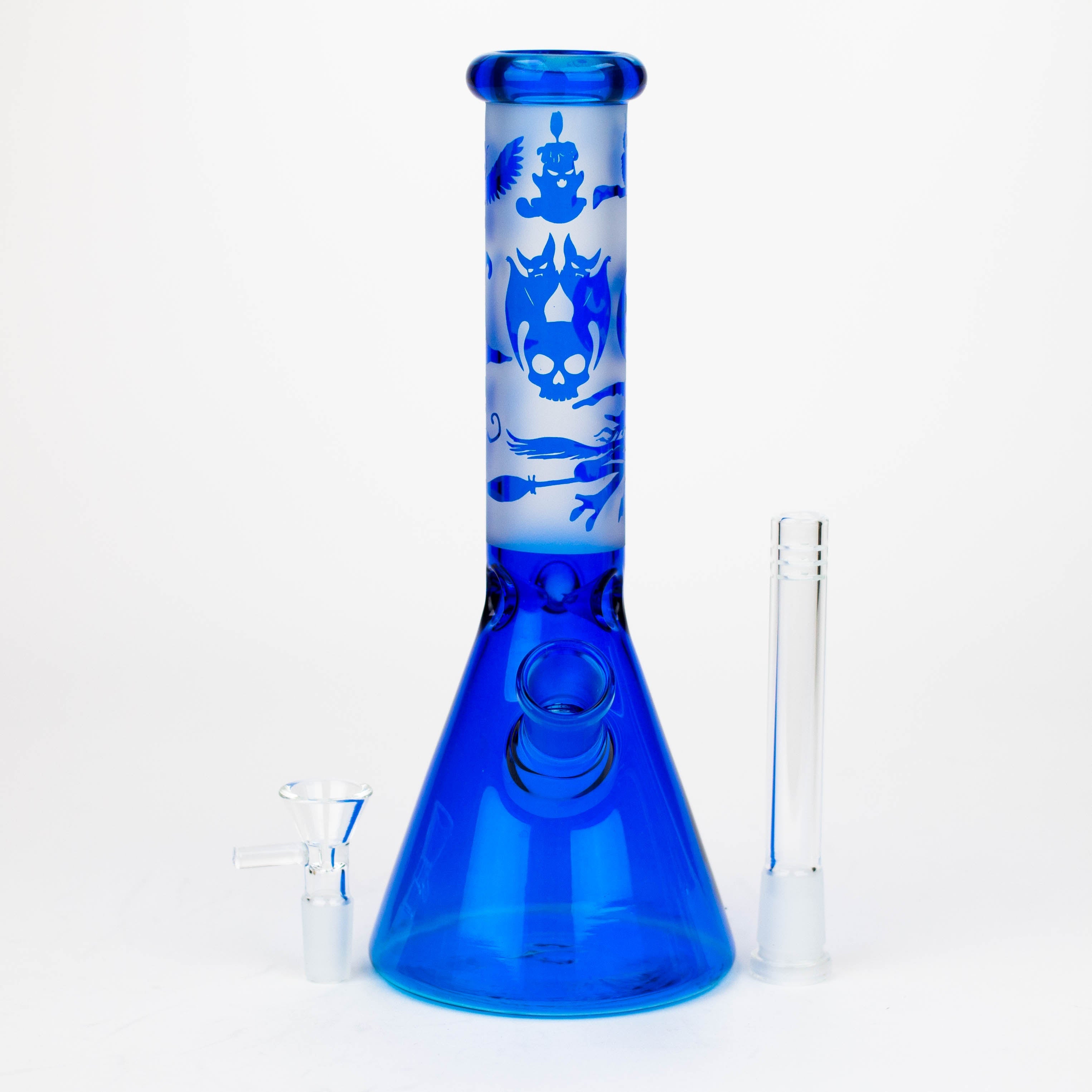 Z10" Glass Bong With Halloween Design [BH068]