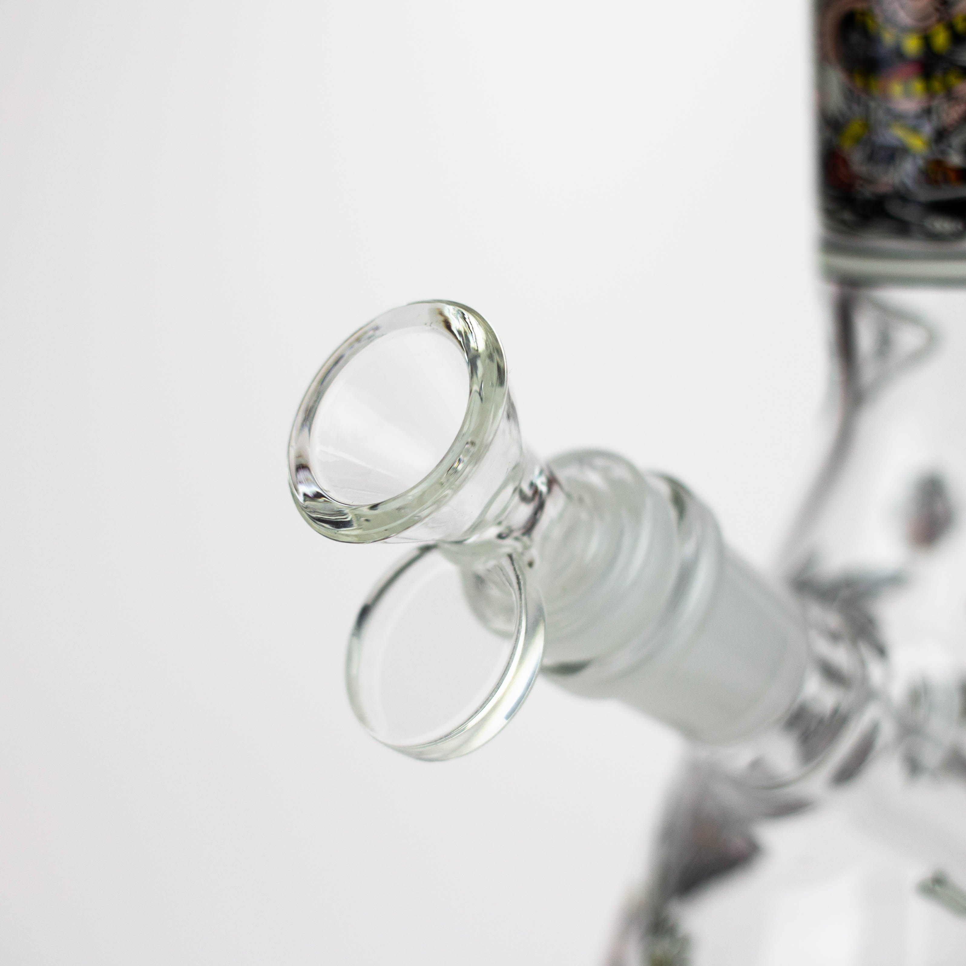 Z8" Glow in the dark Glass Bong with RM design [BH085]