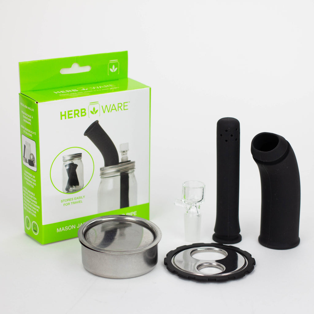 HERBWARE | Mason Jar Travel Water Pipe