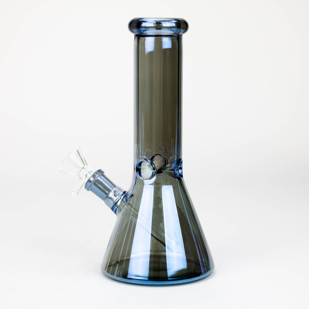 Z8" Solid Color Eletroplate Glass Beaker Bong [BH107x]
