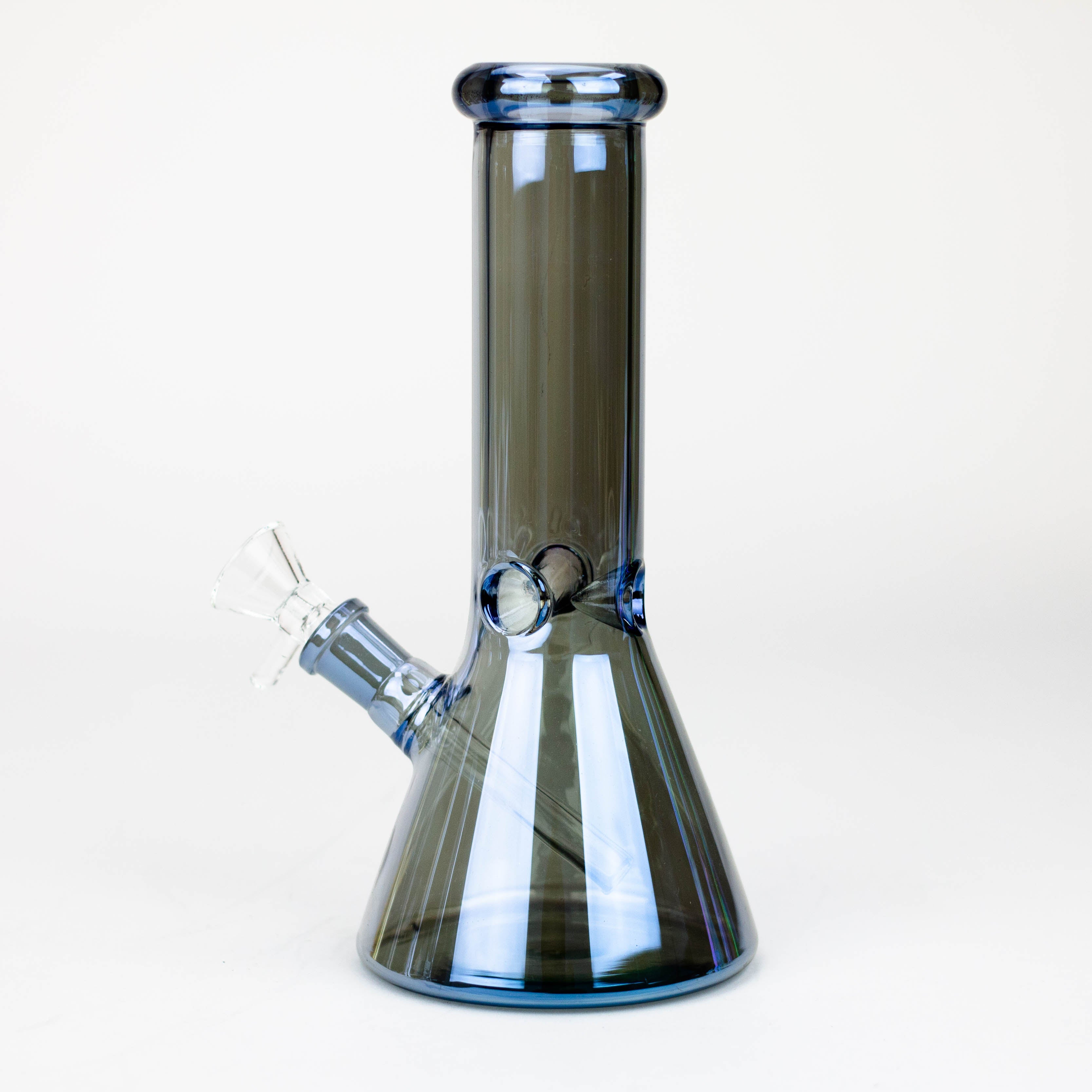 Z8" Solid Color Eletroplate Glass Beaker Bong [BH107x]