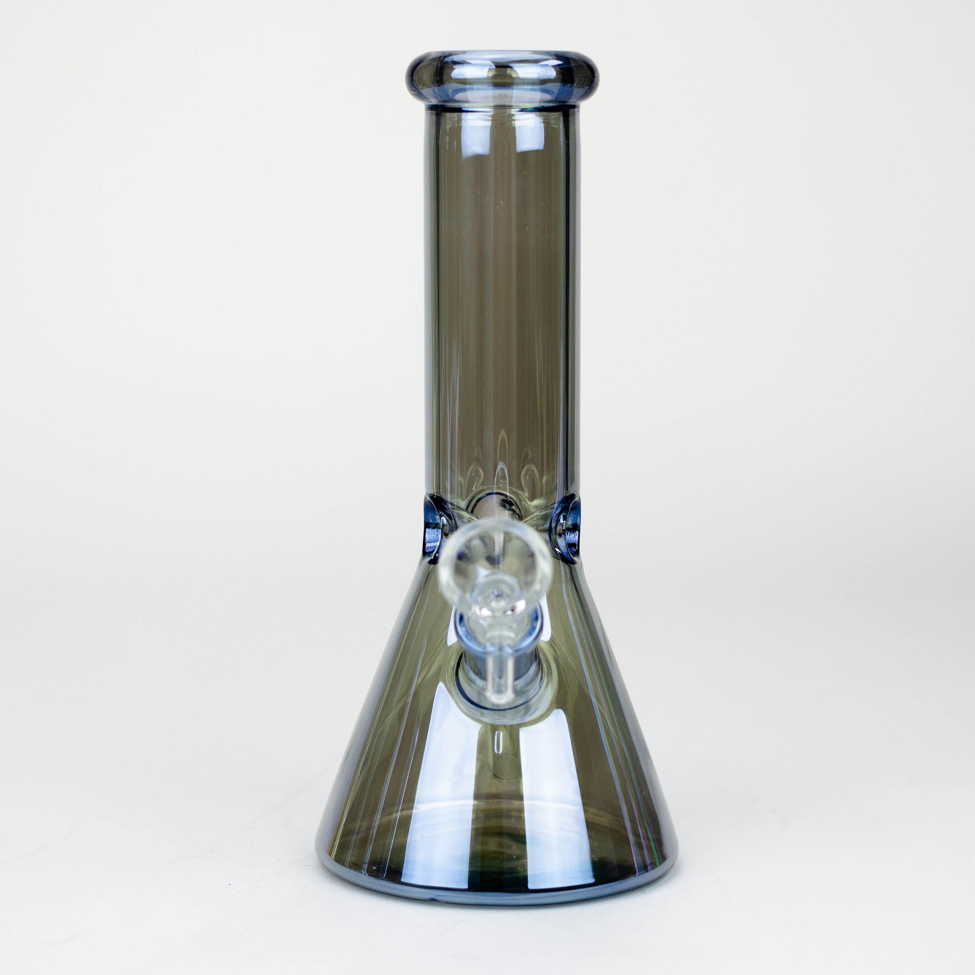 Z8" Solid Color Eletroplate Glass Beaker Bong [BH107x]