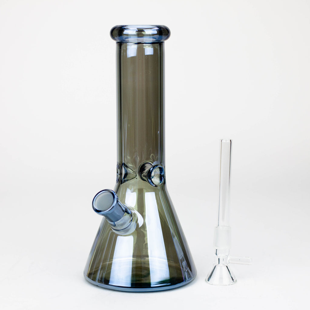 Z8" Solid Color Eletroplate Glass Beaker Bong [BH107x]