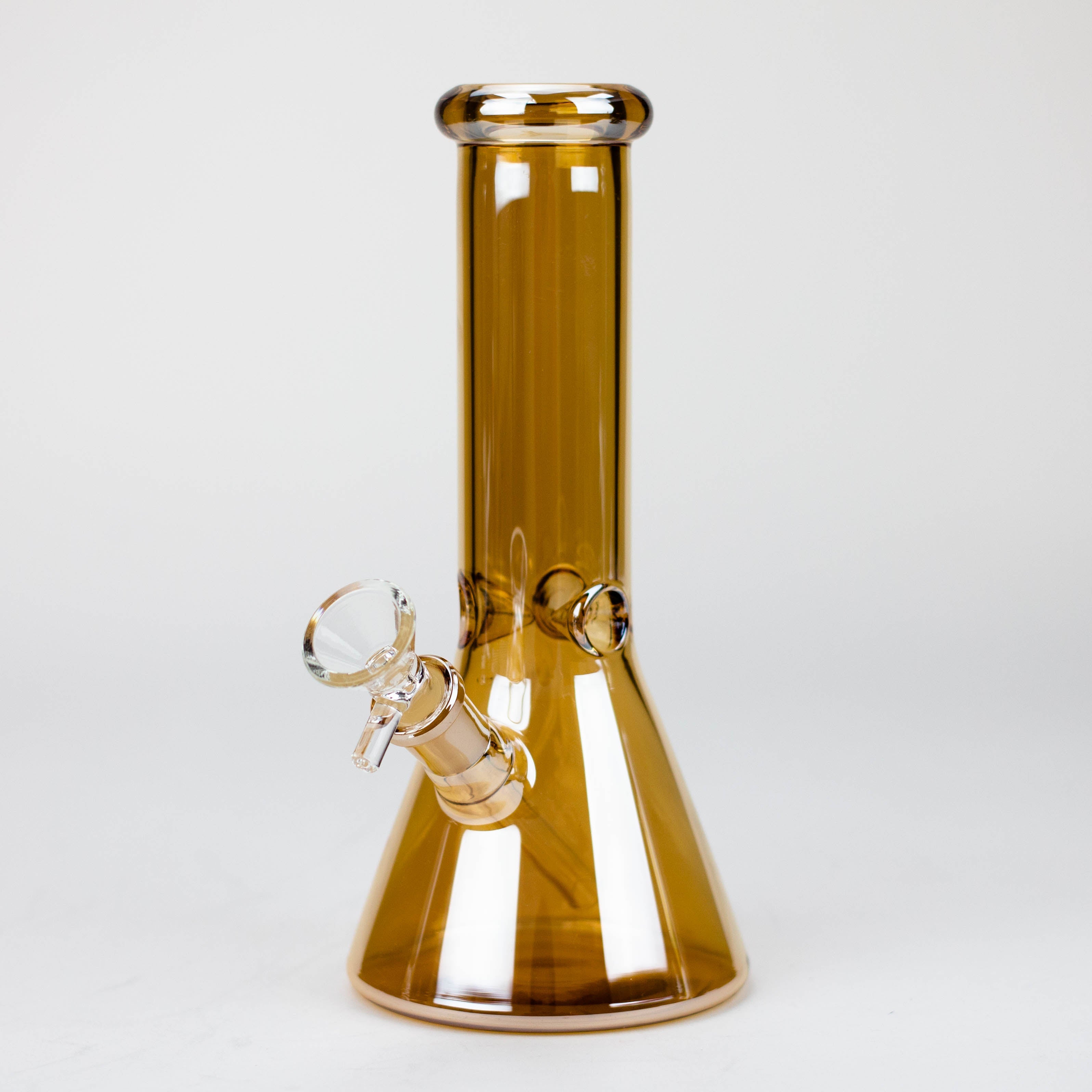 Z8" Solid Color Eletroplate Glass Beaker Bong [BH107x]