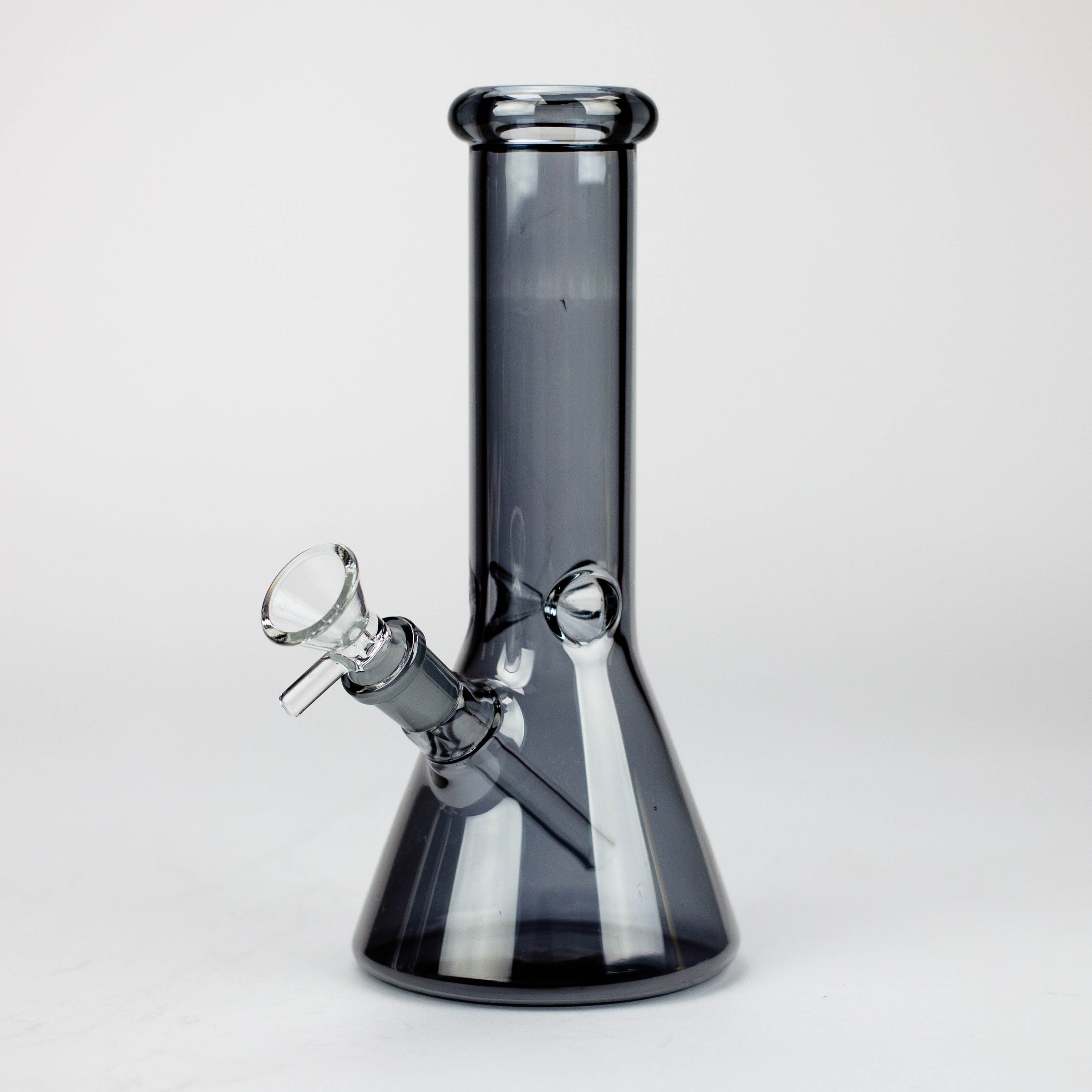 Z8" Solid Color Eletroplate Glass Beaker Bong [BH107x]