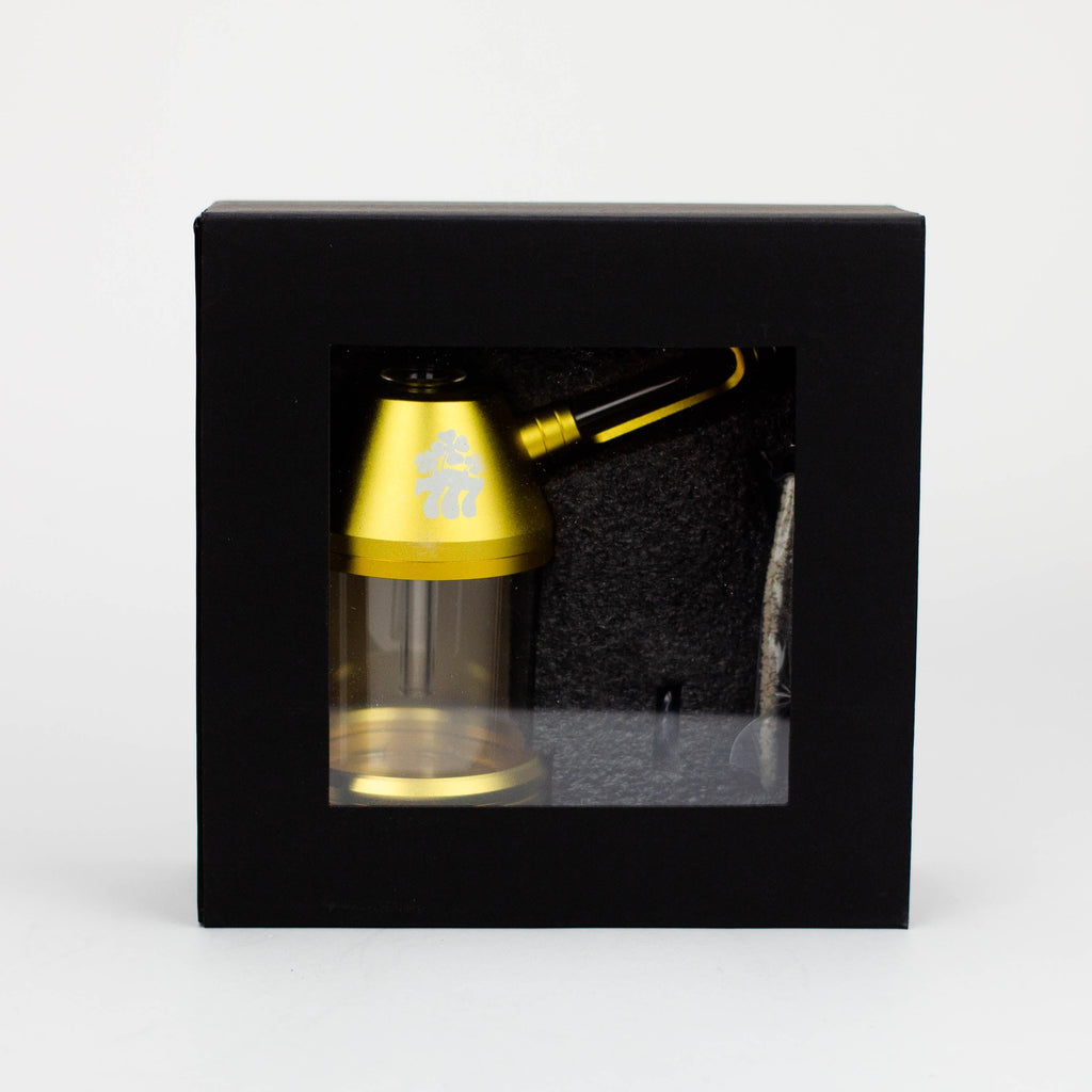 Z5" GLASS & ALUMINIUM Pipe water Bong Gift Pack [BA1x]