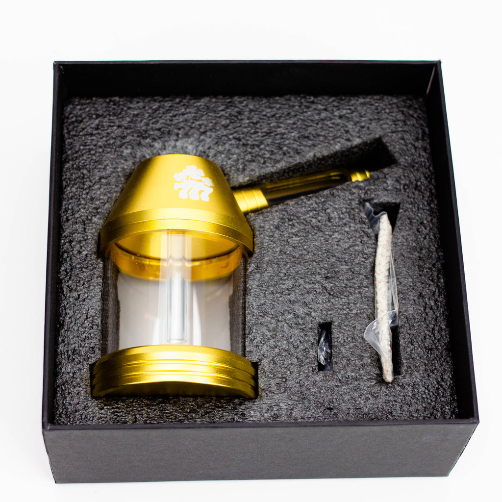 Z5" GLASS & ALUMINIUM Pipe water Bong Gift Pack [BA1x]
