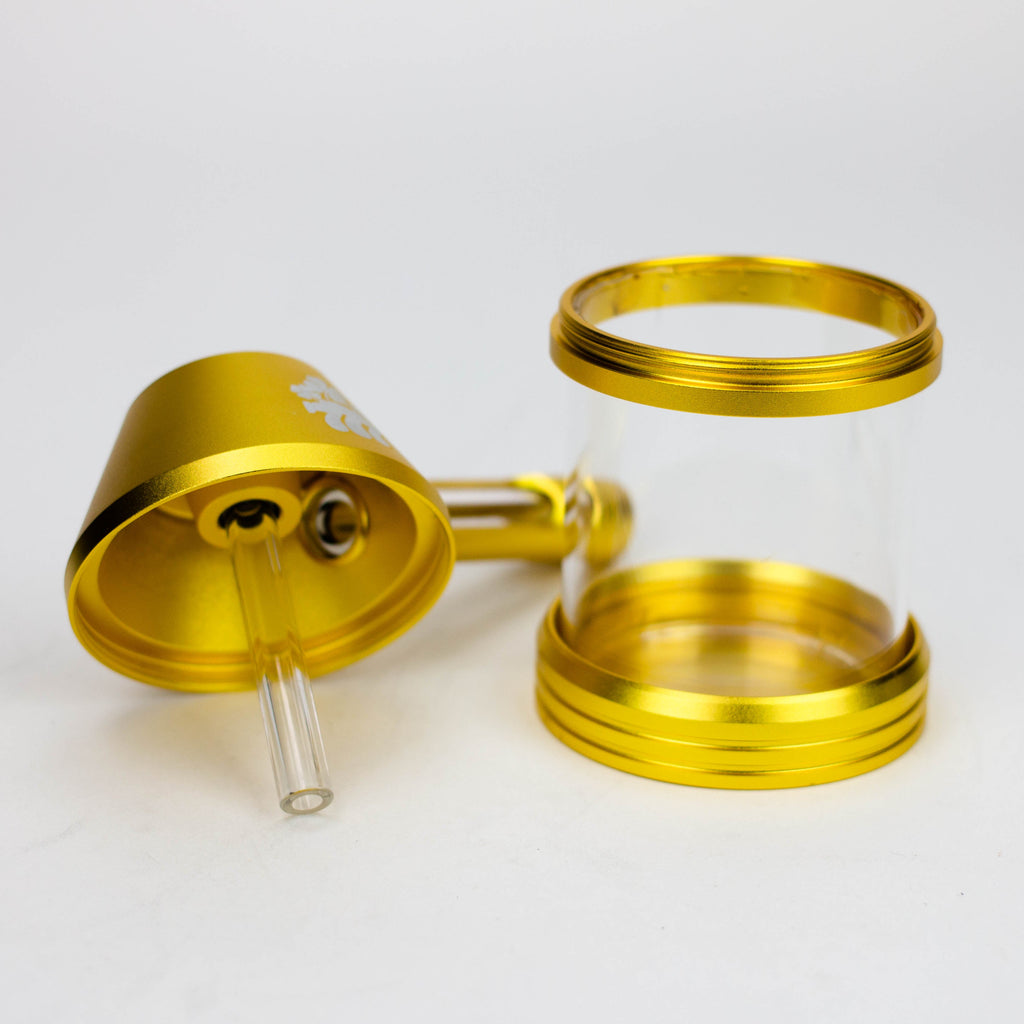 Z5" GLASS & ALUMINIUM Pipe water Bong Gift Pack [BA1x]