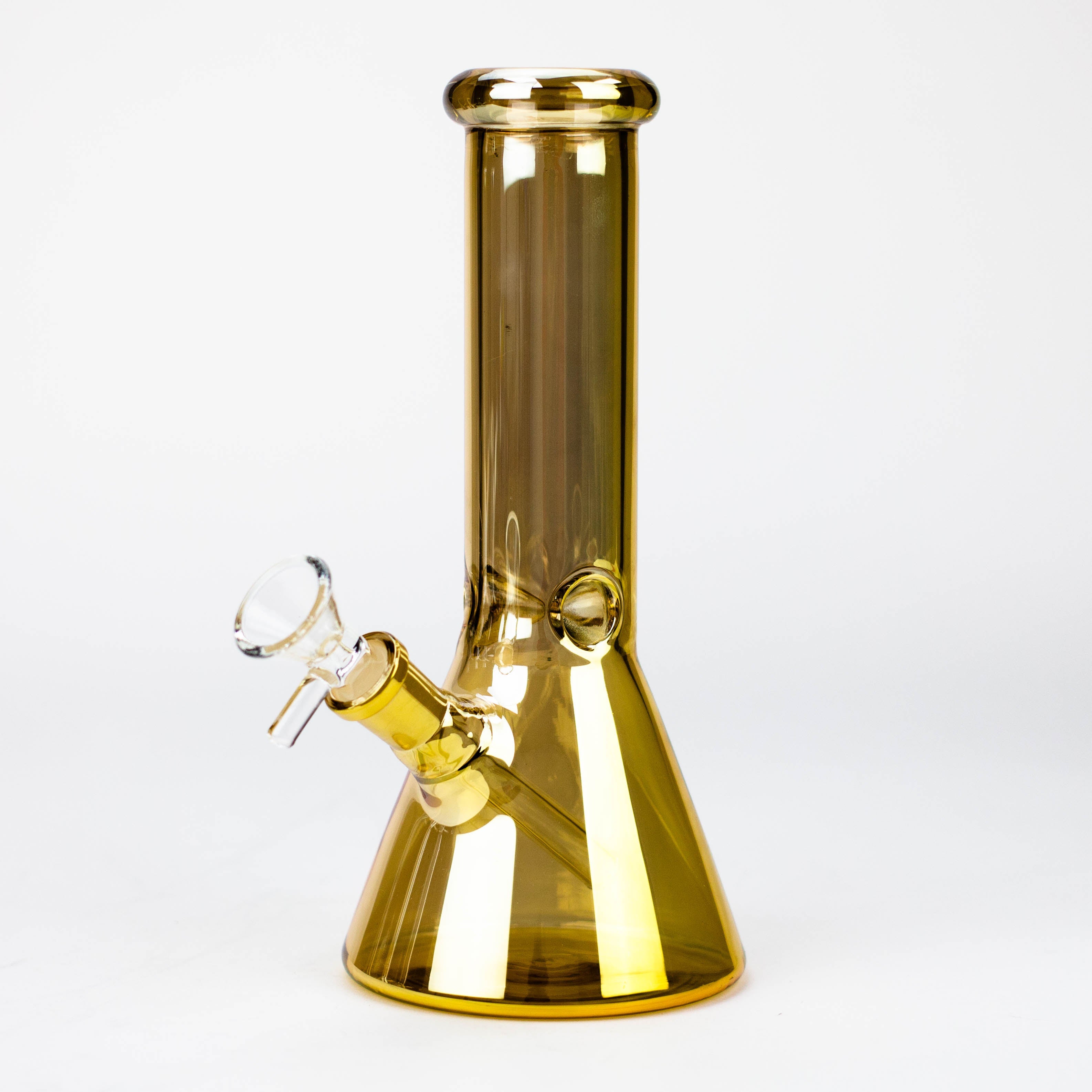 Z8" Solid Color Eletroplate Glass Beaker Bong [BH107x]