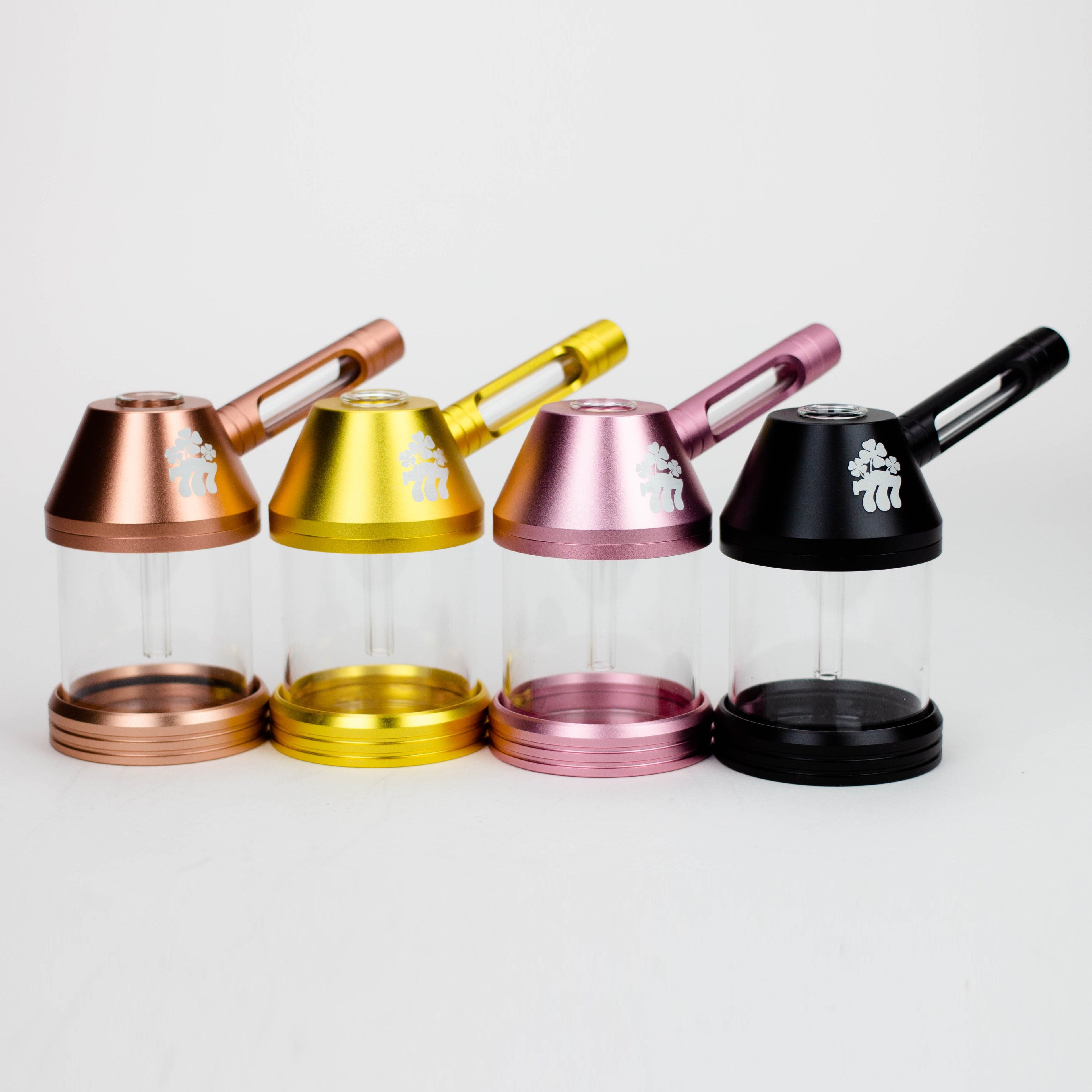 Z5" GLASS & ALUMINIUM Pipe water Bong Gift Pack [BA1x]