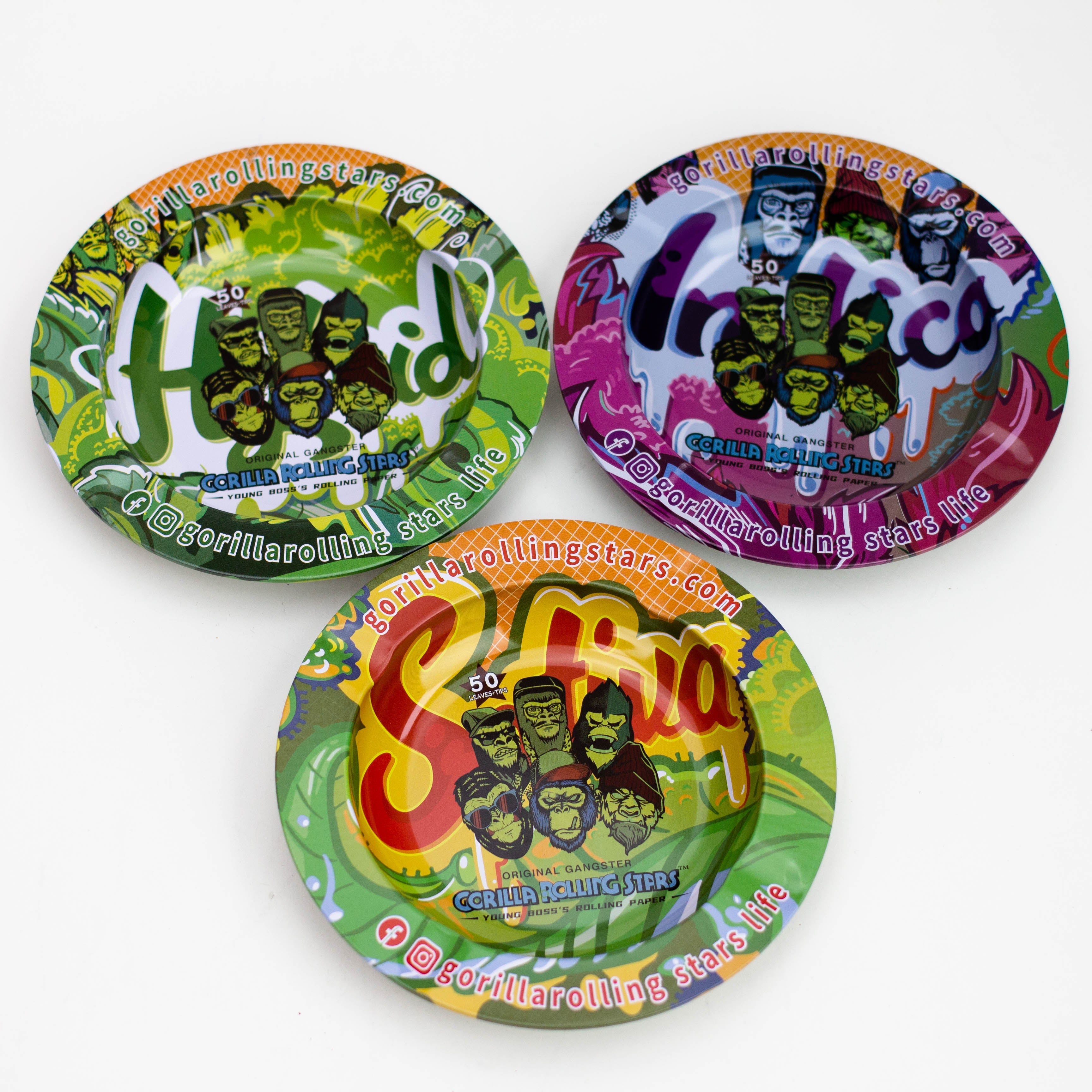ZRound Metal Tray Pack of 6