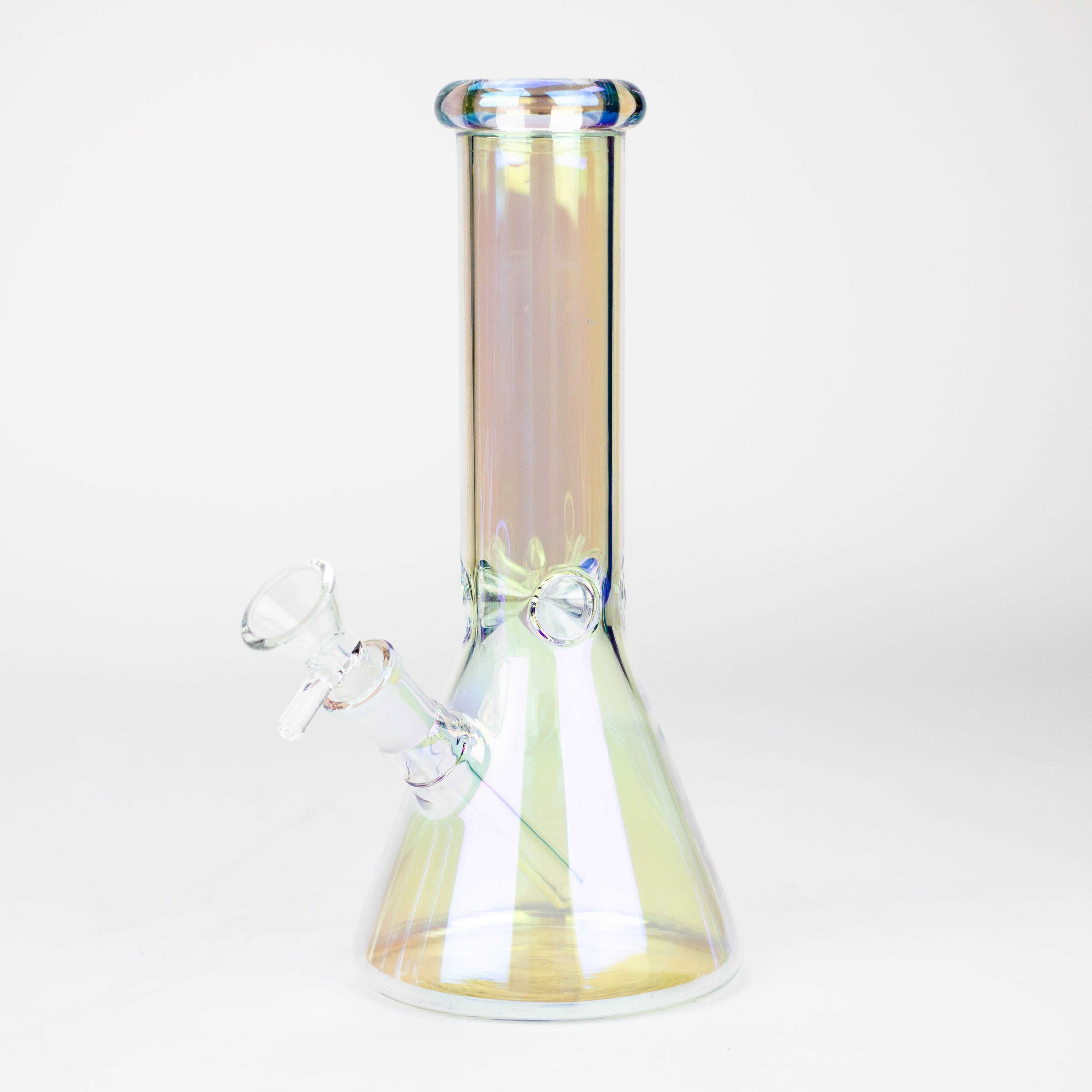 Z8" Solid Color Eletroplate Glass Beaker Bong [BH107x]