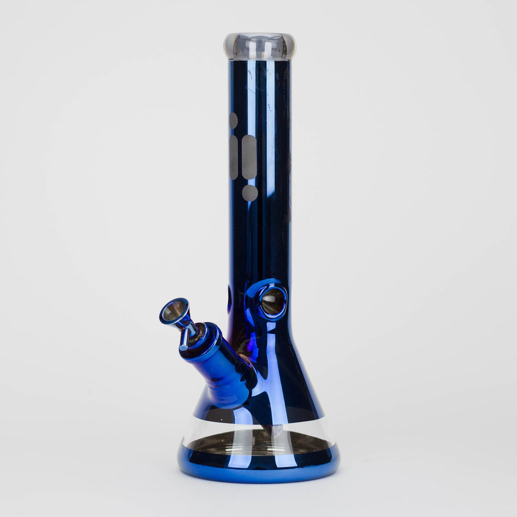13.5" Infyniti 7 mm metallic beaker bong ( GP2041 )