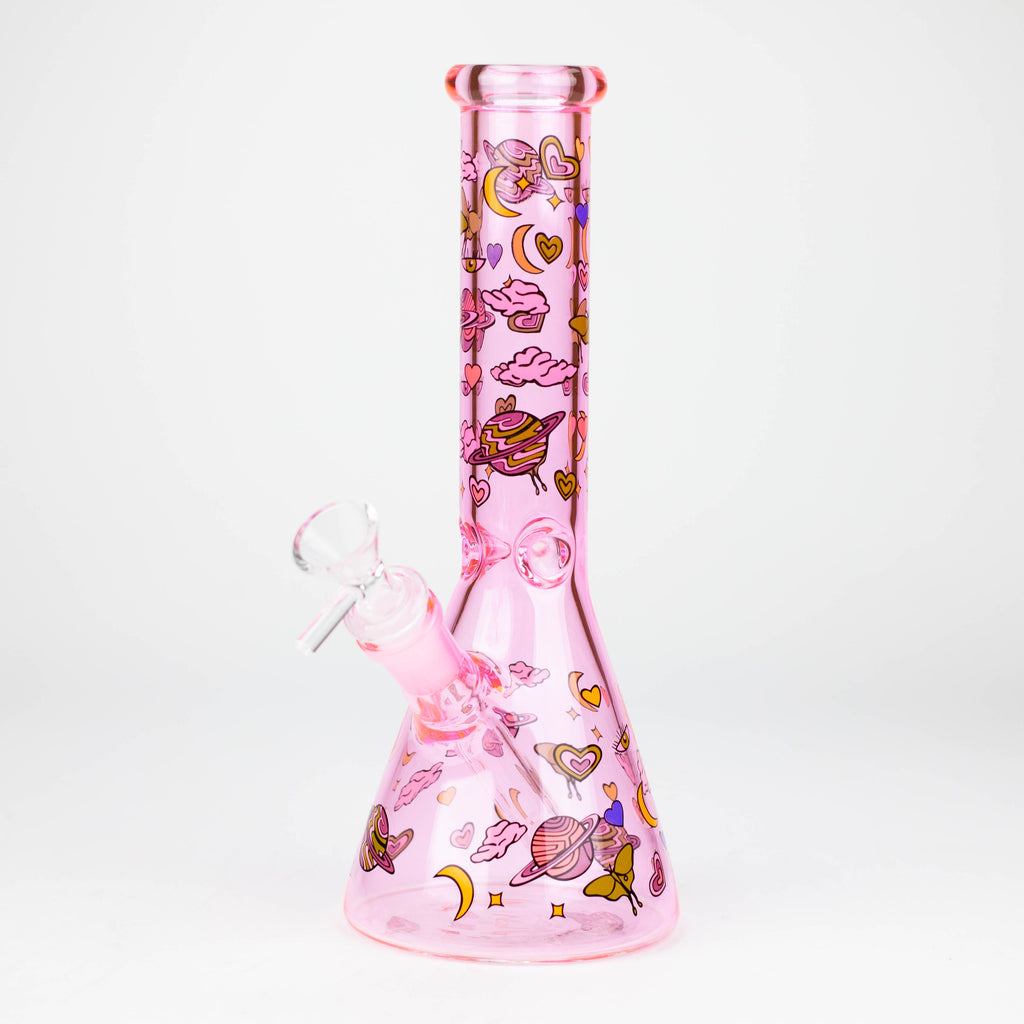 10" Glass Bong With Space Design [WP 143]