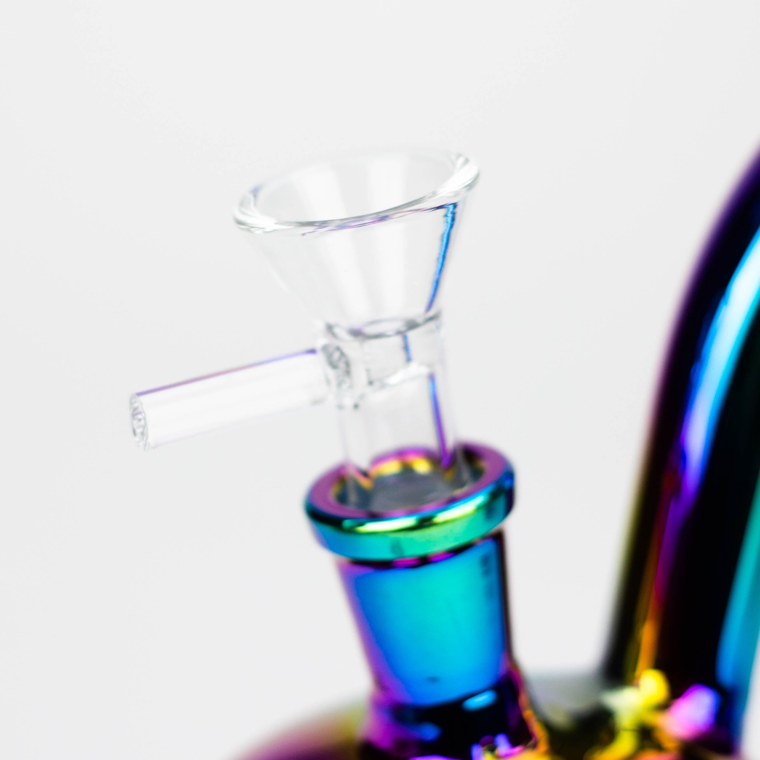 7" Skull shape Eletroplate Glass Bong [WP 045]