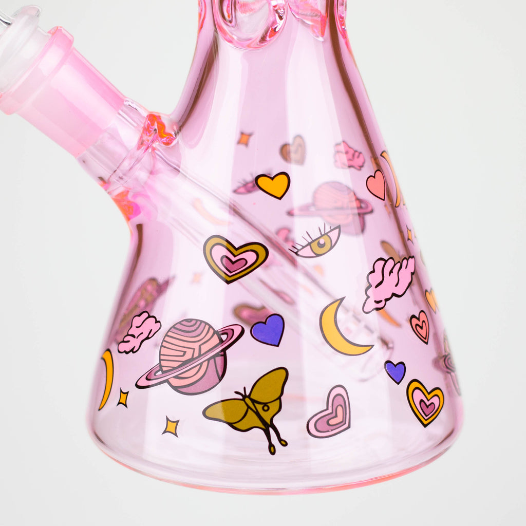 10" Glass Bong With Space Design [WP 143]