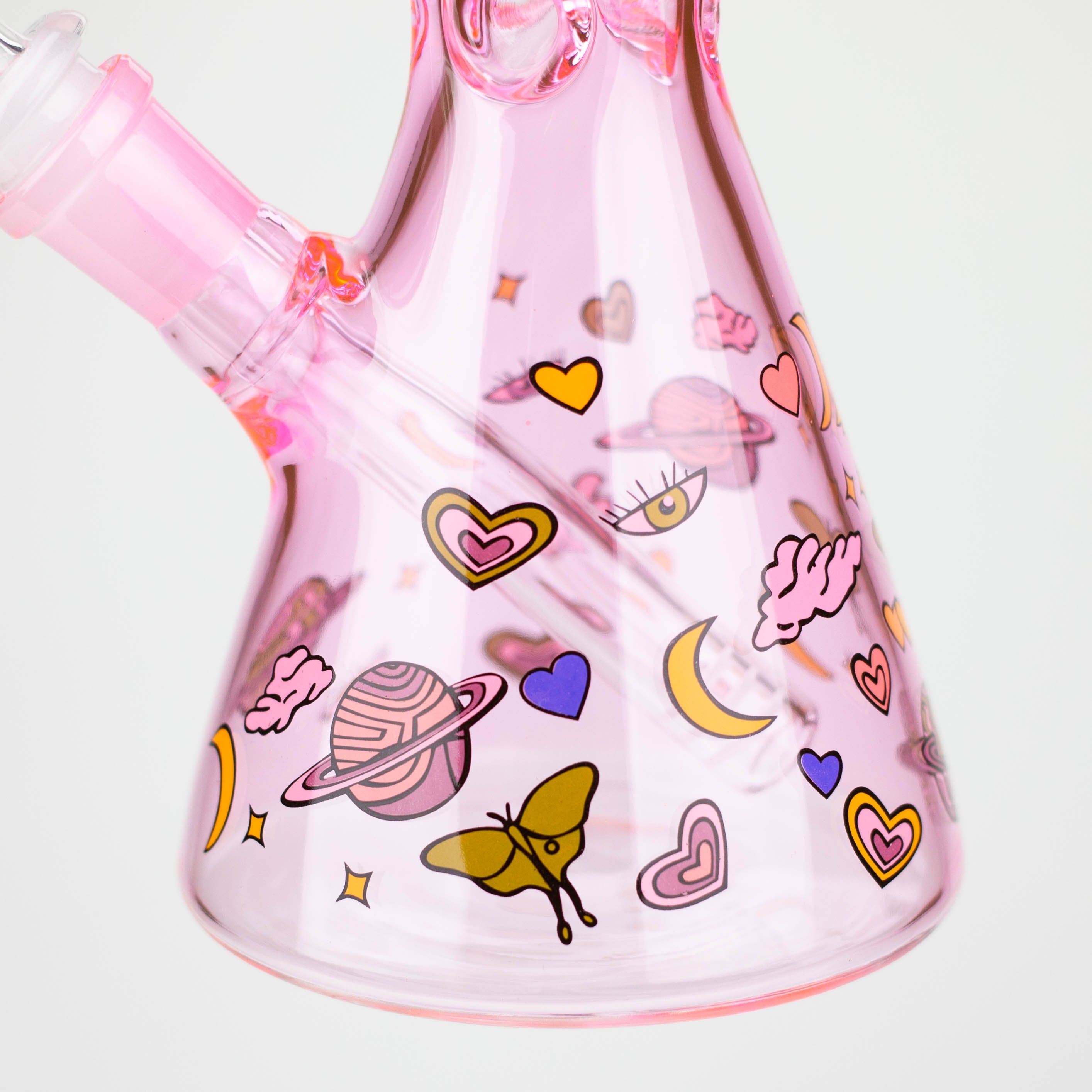 10" Glass Bong With Space Design [WP 143]
