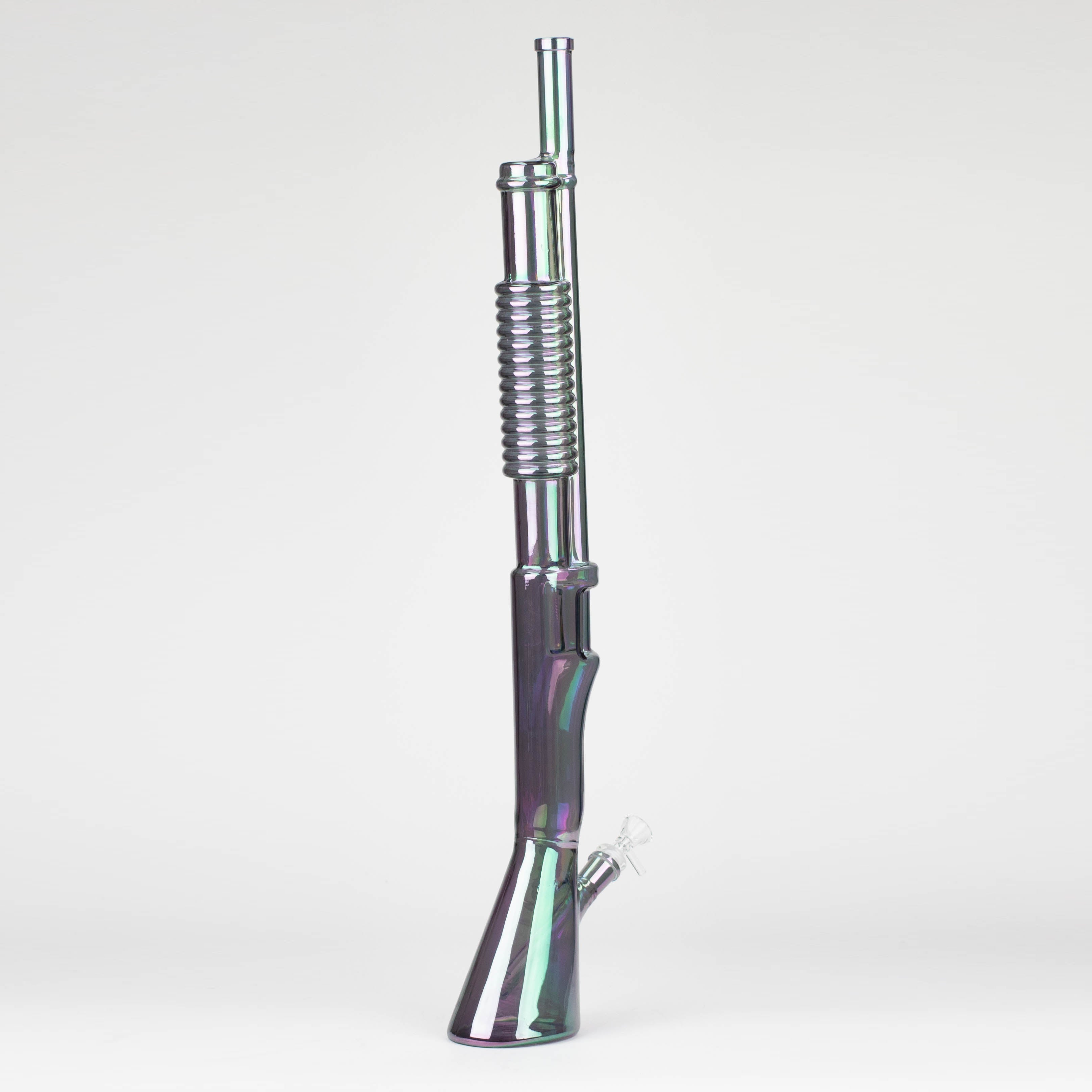 26.5"  Eletroplate Shotgun Glass Bong [WP-155]