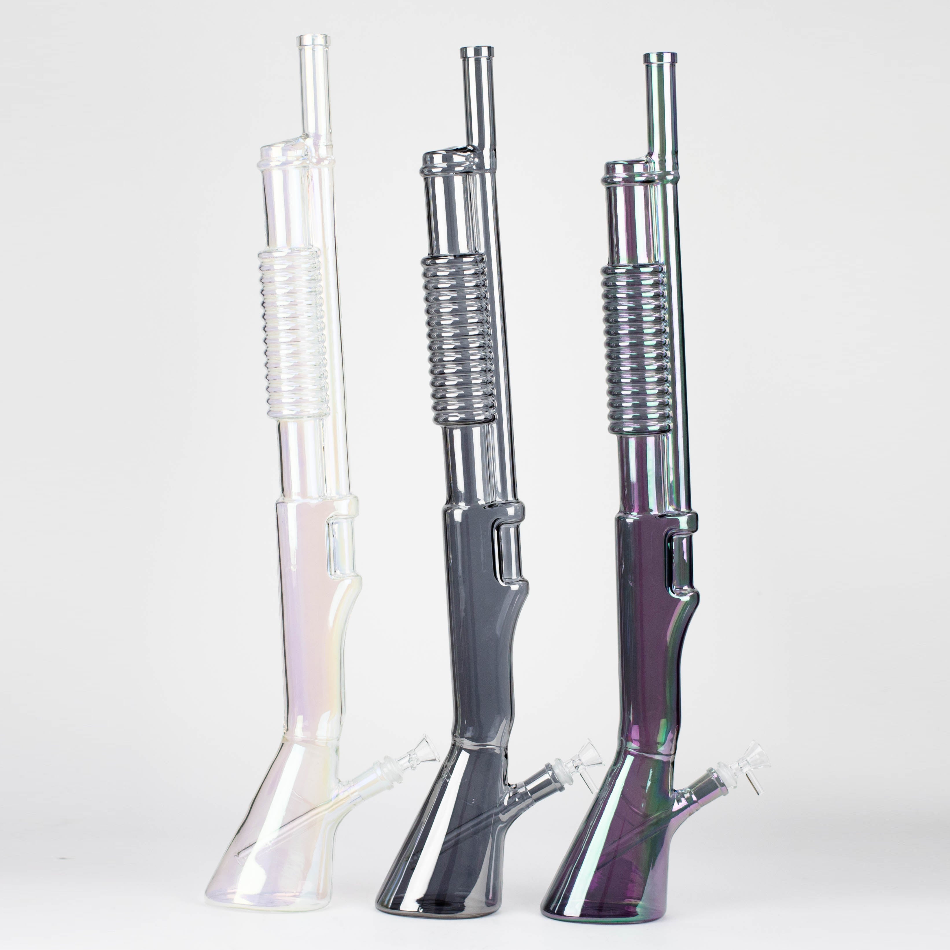 26.5"  Eletroplate Shotgun Glass Bong [WP-155]