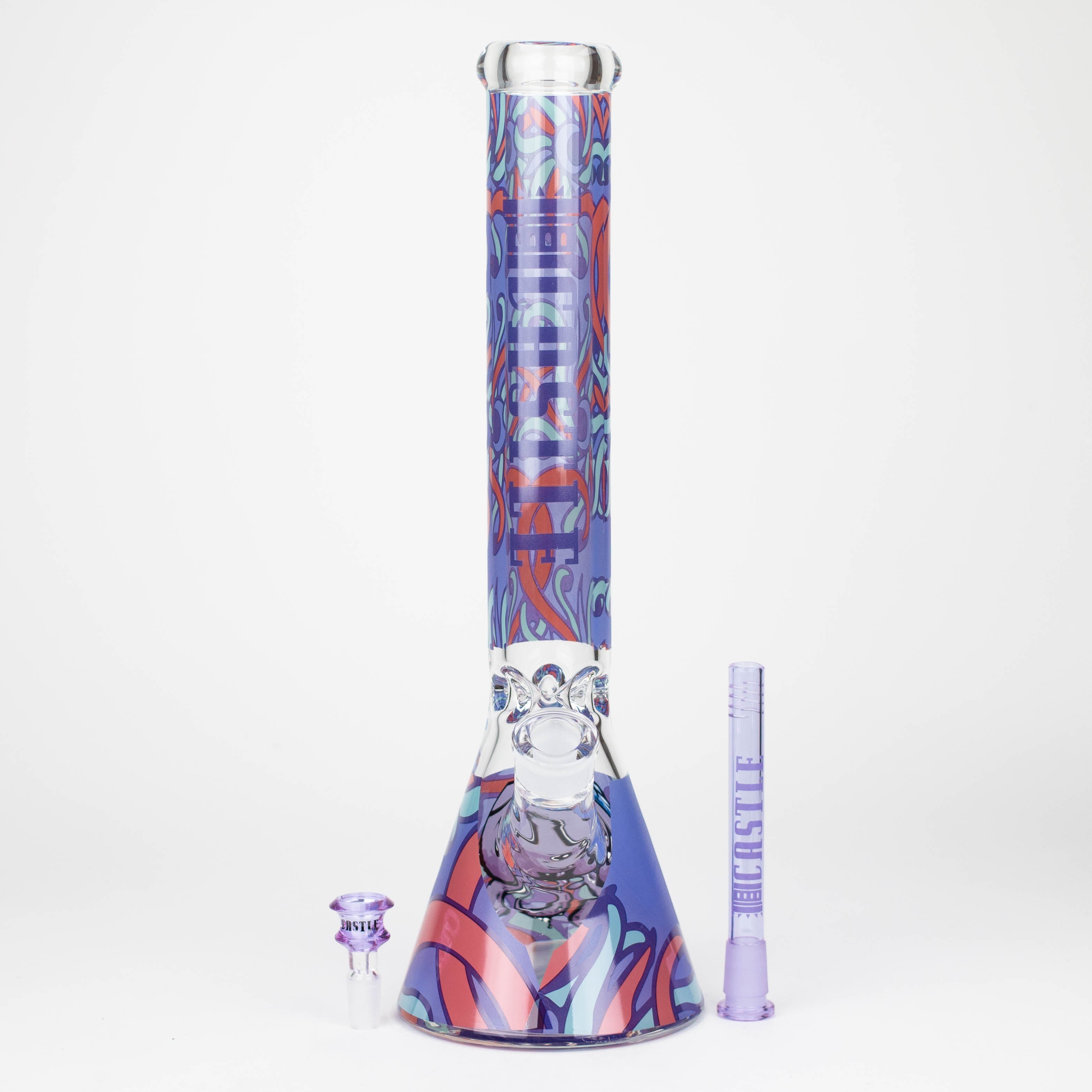 Castle Glassworks | 16" Octopus Beaker Bong