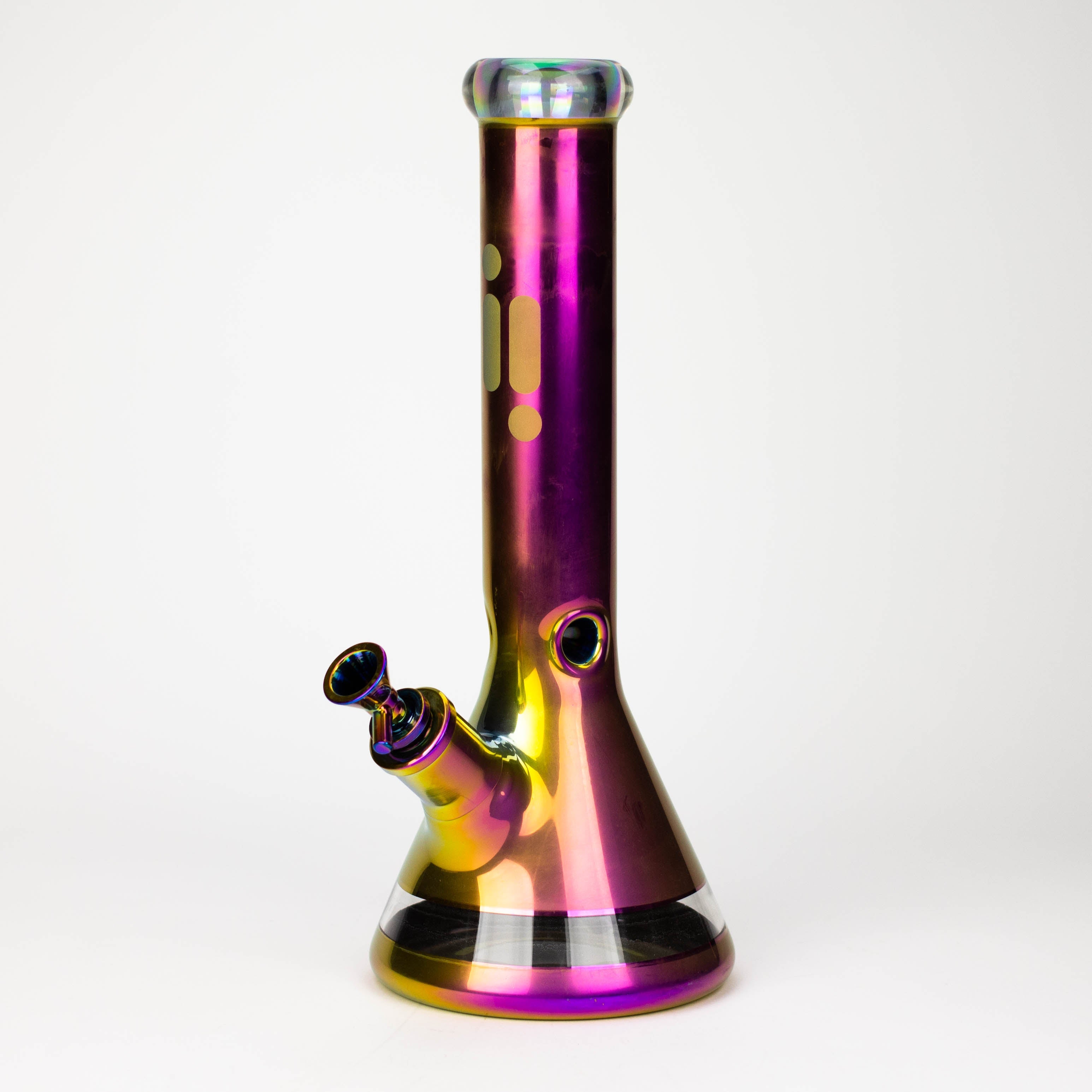 13.5" Infyniti 7 mm metallic beaker bong ( GP2041 )