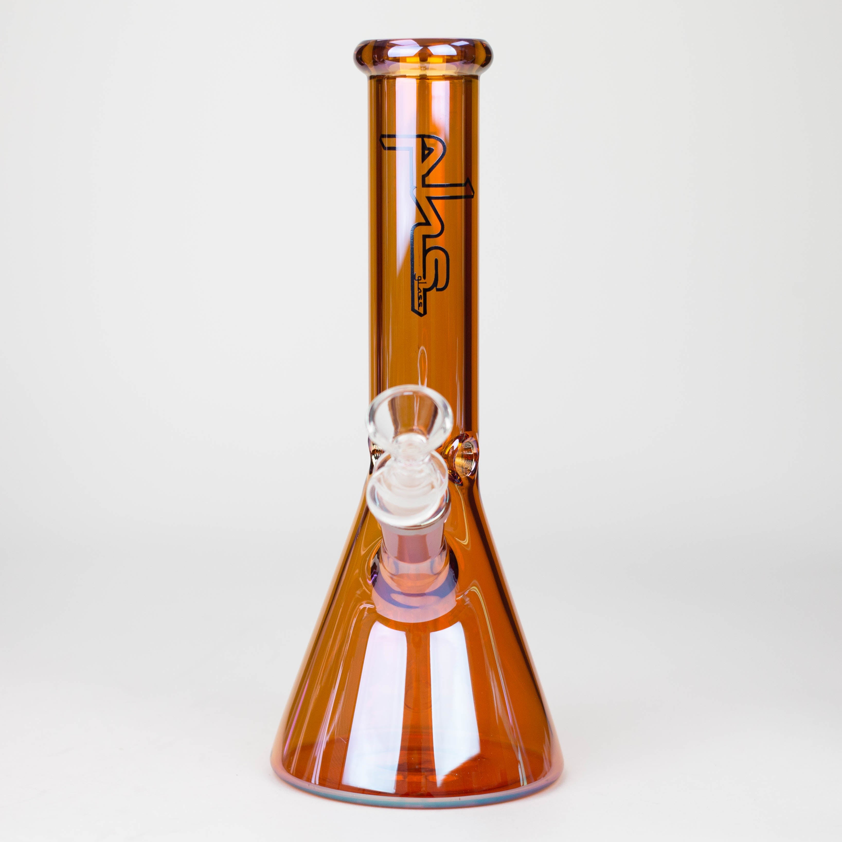 PHS |  10" Solid Color Eletroplate Glass Beaker Bong [PHSCR-10]