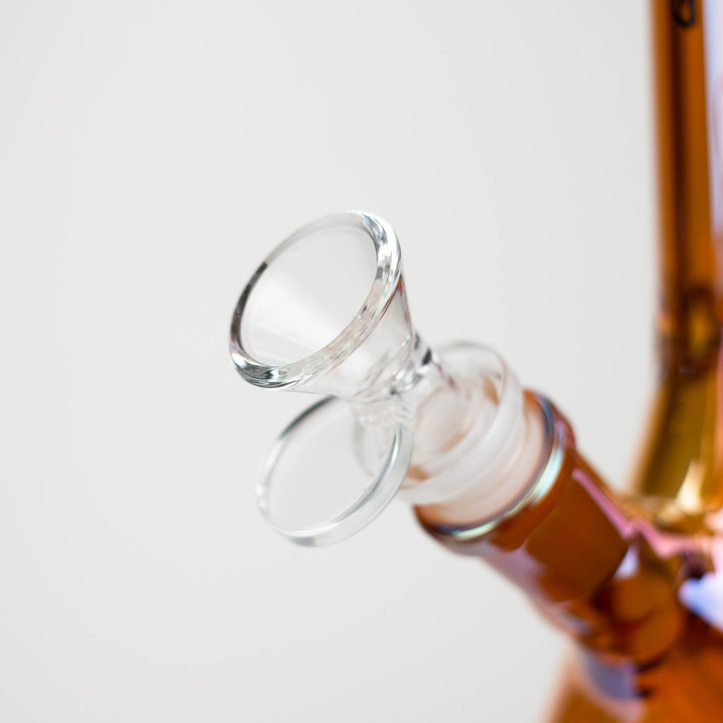 PHS |  10" Solid Color Eletroplate Glass Beaker Bong [PHSCR-10]
