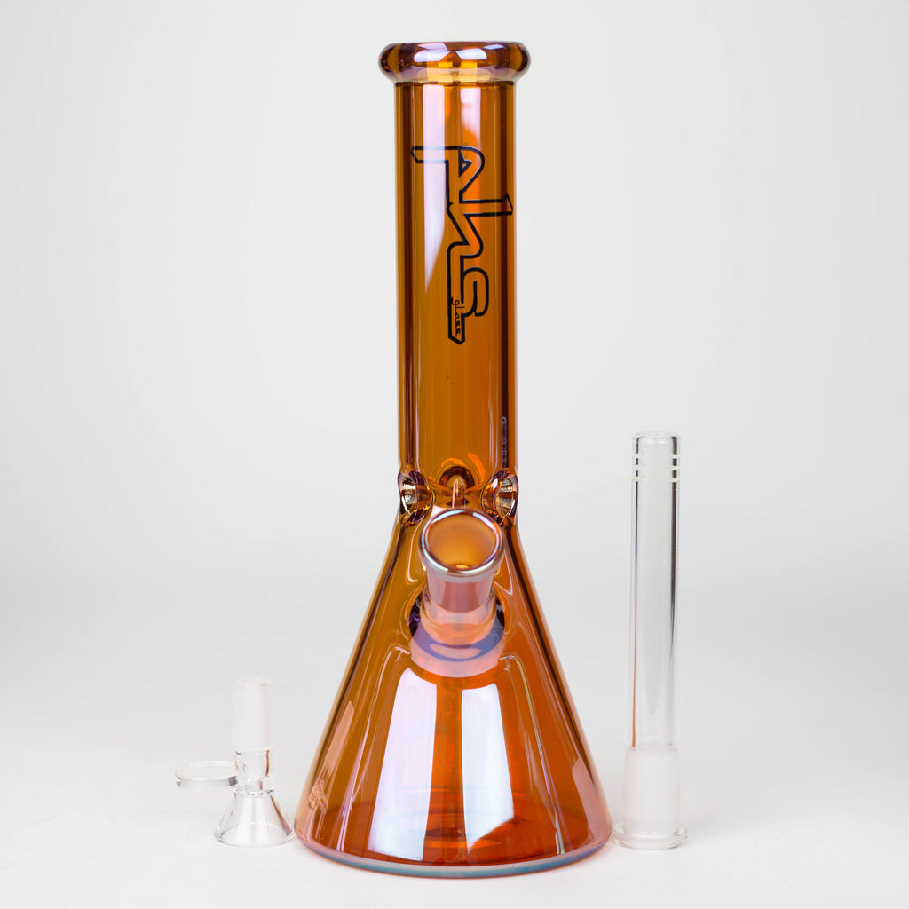 PHS |  10" Solid Color Eletroplate Glass Beaker Bong [PHSCR-10]