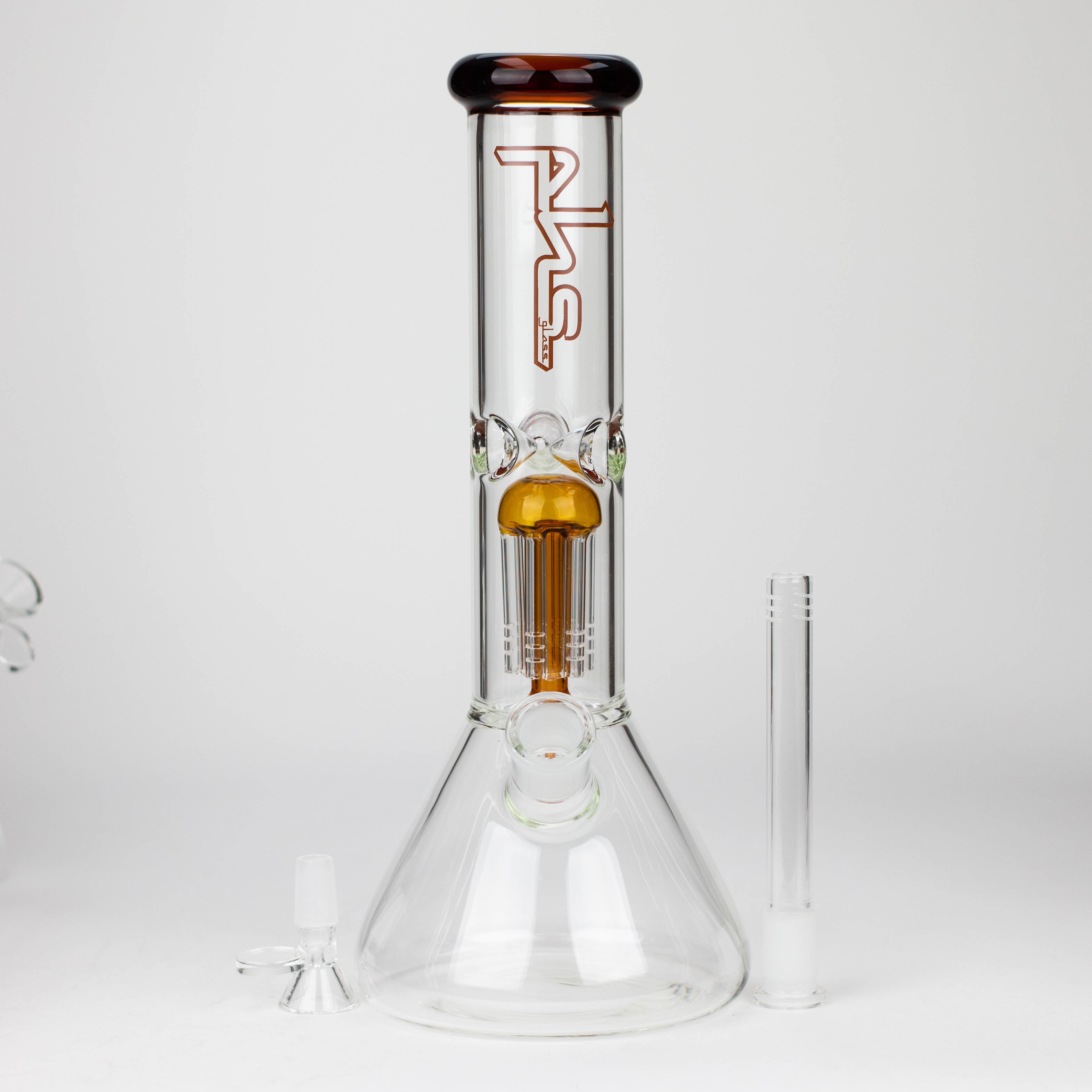 PHS | 12" Glass beaker Bong with tree arm percolator [PHS-PC-12]