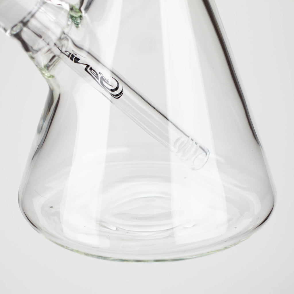 GENIE | 24" 9mm single percolator glass water bong [ GB1905 ]