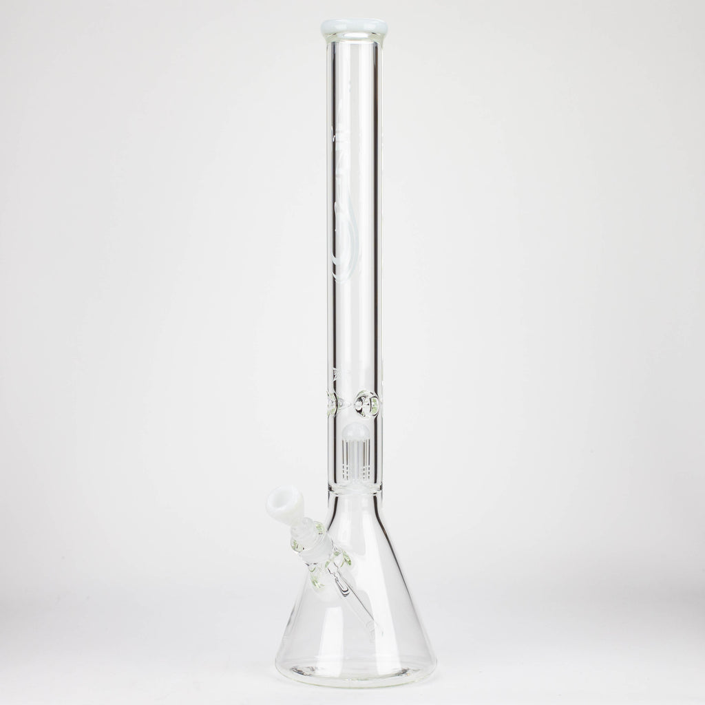GENIE | 24" 9mm single percolator glass water bong [ GB1905 ]