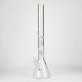 GENIE | 24" Dual 6 arms 9mm glass water beaker bong [GB1906]