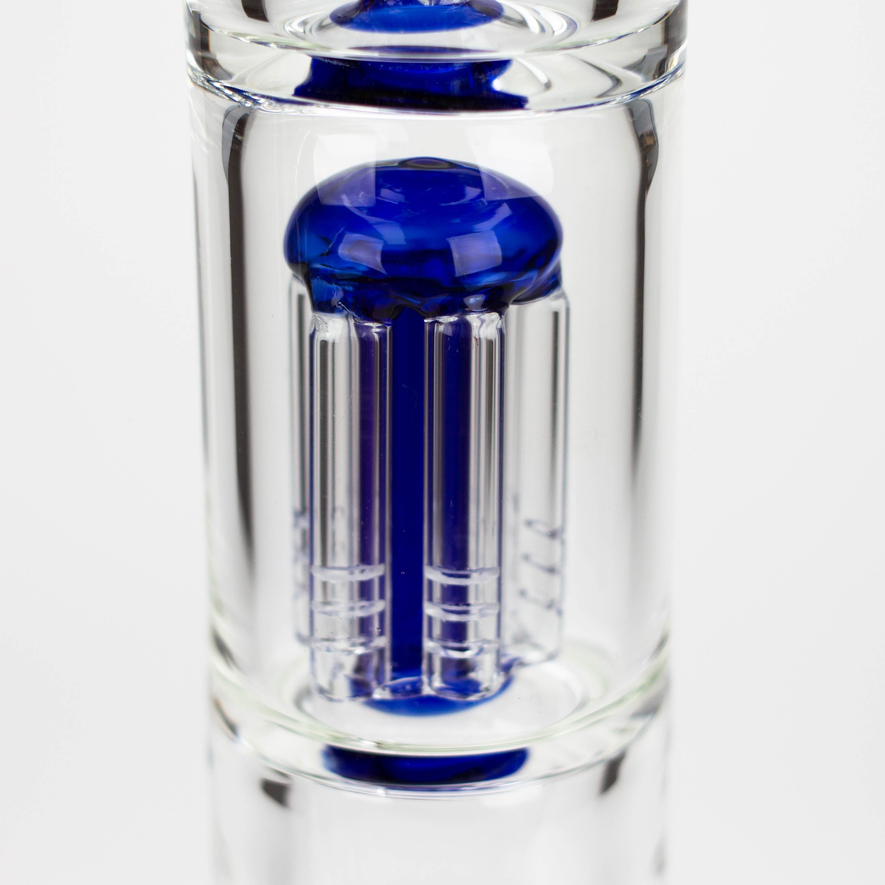 GENIE | 24" Dual 6 arms 9mm glass water beaker bong [GB1906]