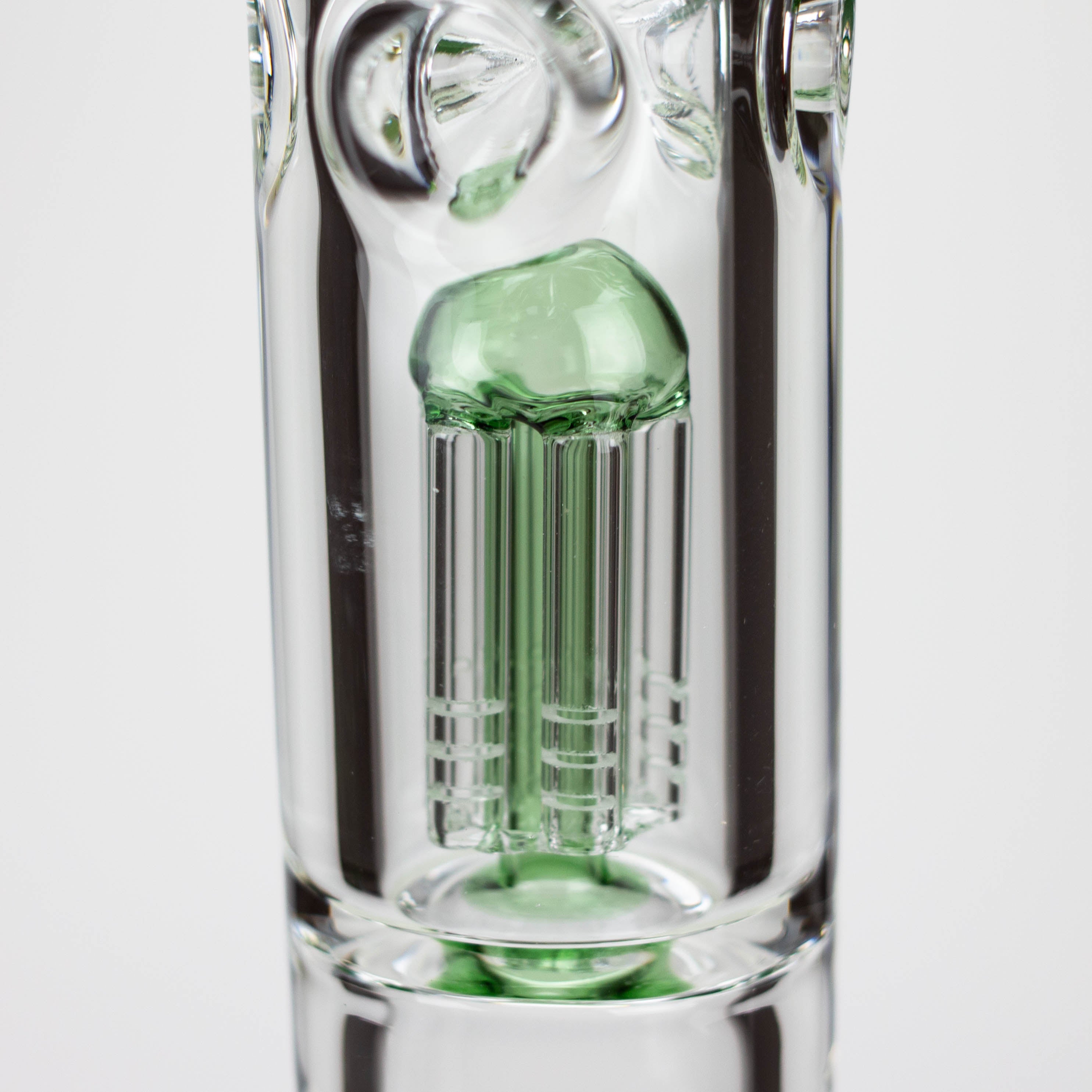 GENIE | 24" 9mm single percolator glass water bong [ GB1905 ]
