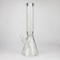 14" Leaf Glow in the dark 7 mm glass bong [LL033]