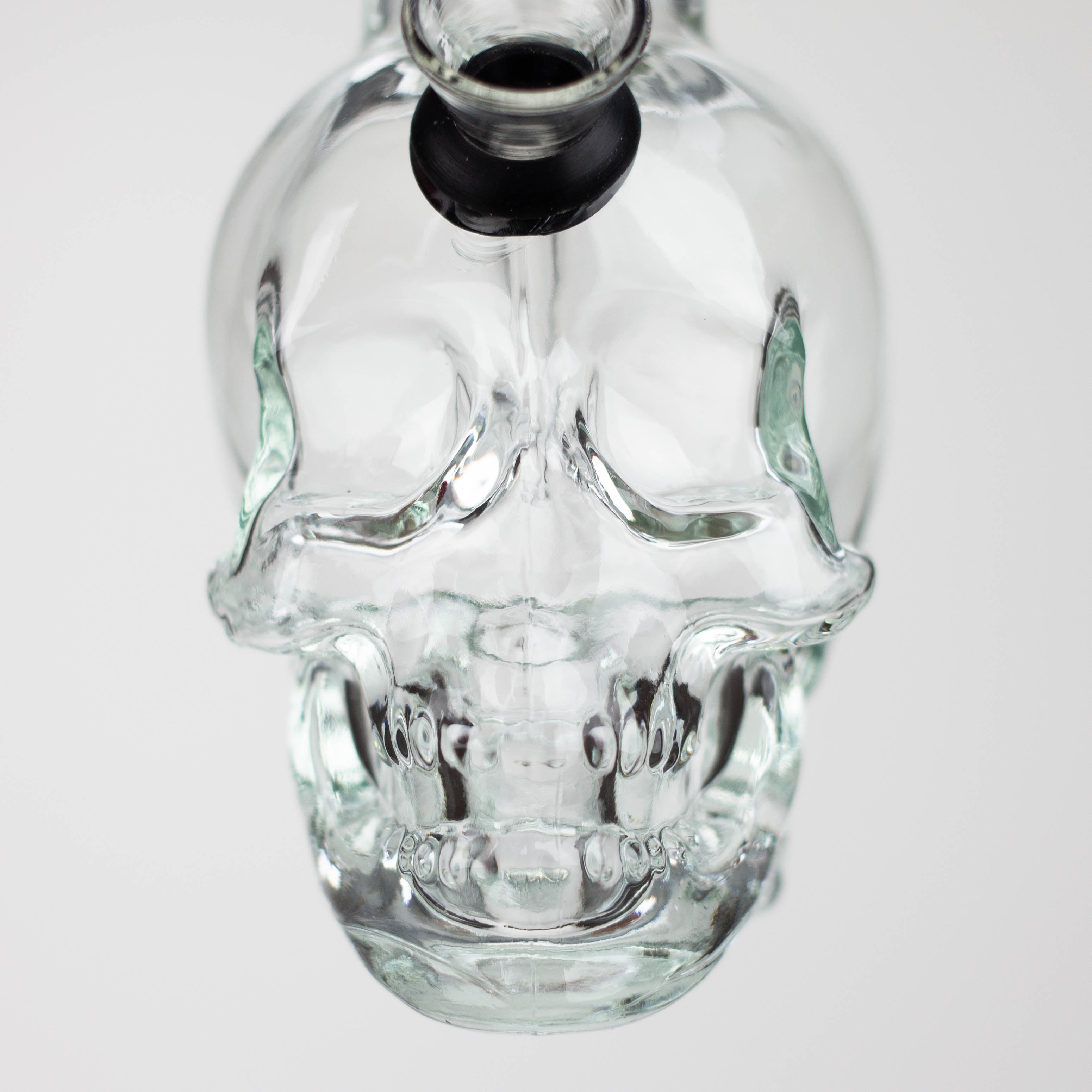 Z6" Mini Skull base soft glass water bong  [BS11]