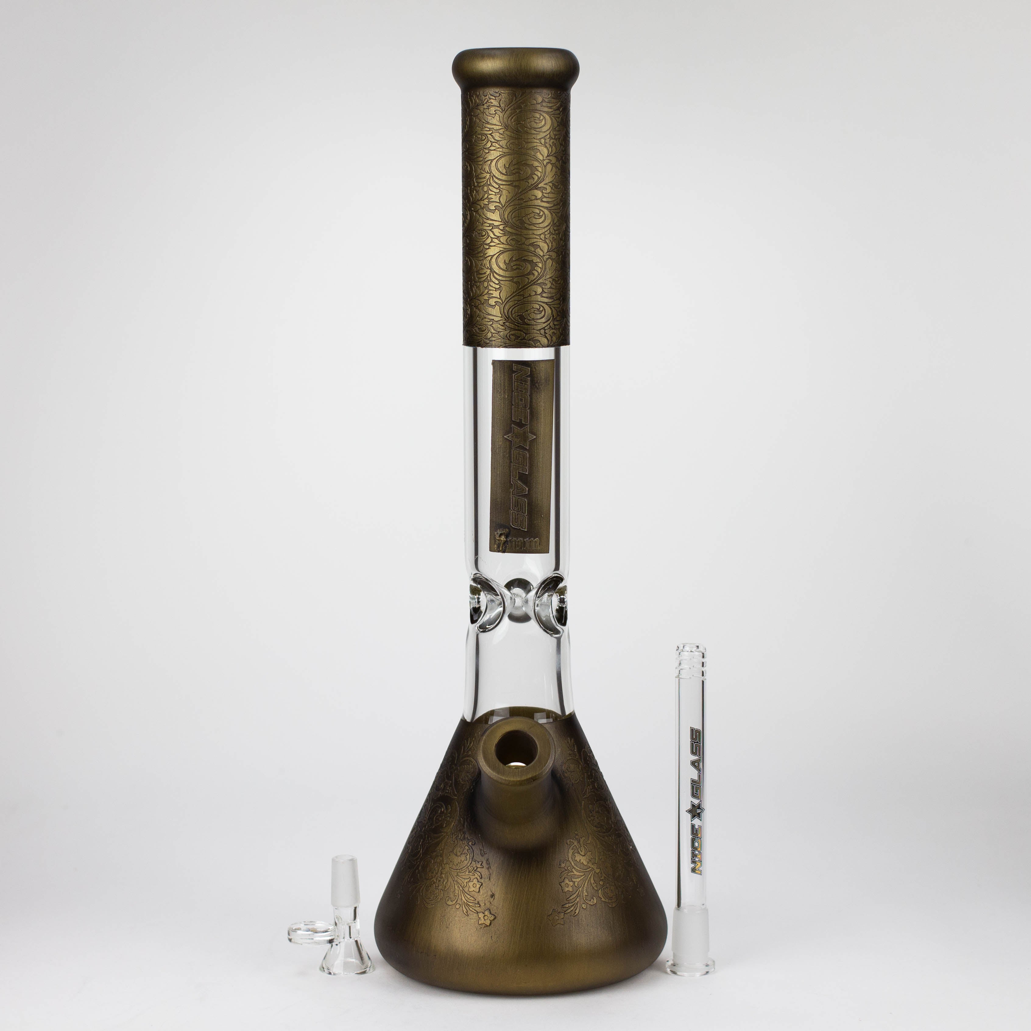 NG | 18 inch 7mm Sandblasted Metallic Beaker [L732]