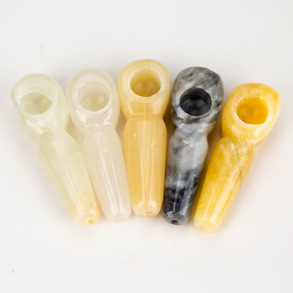 3" Onyx stone Pipe Pack of 5 [O-C]